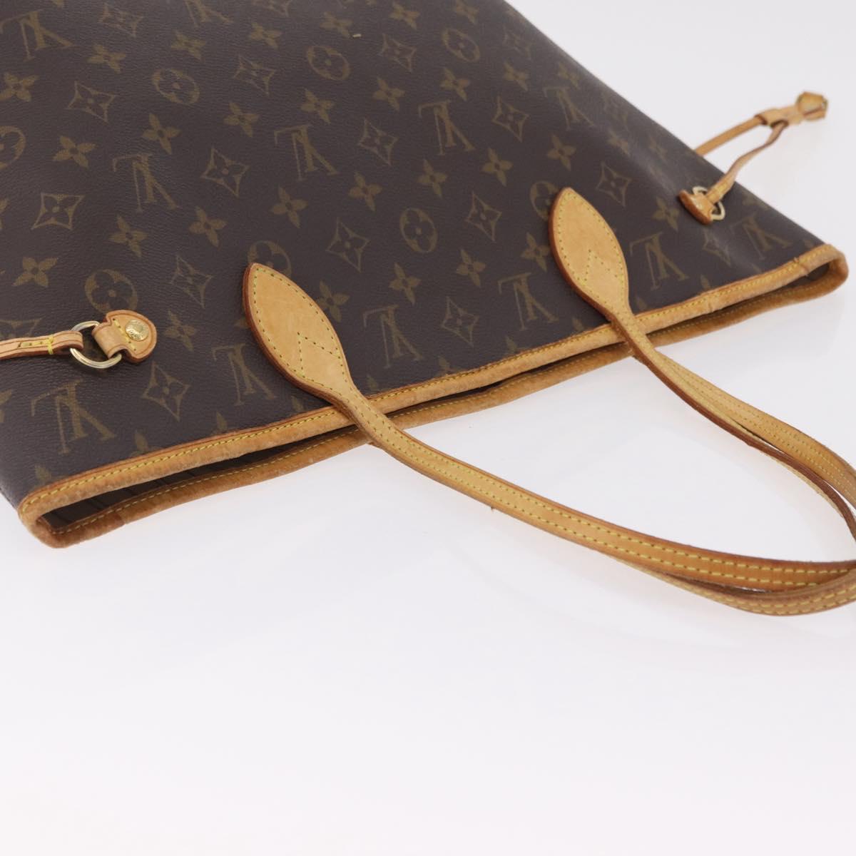 LOUIS VUITTON Monogram Neverfull MM Tote Bag M40156 LV Auth 207260