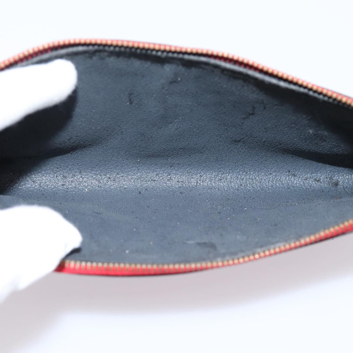 LOUIS VUITTON Epi Pochette Accessoires Accessory Pouch Red M52987 LV Auth 207264