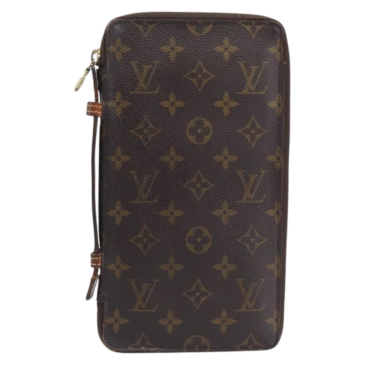 LOUIS VUITTON Monogram Organizer De Voyage Travel Case M60119 LV Auth 207265