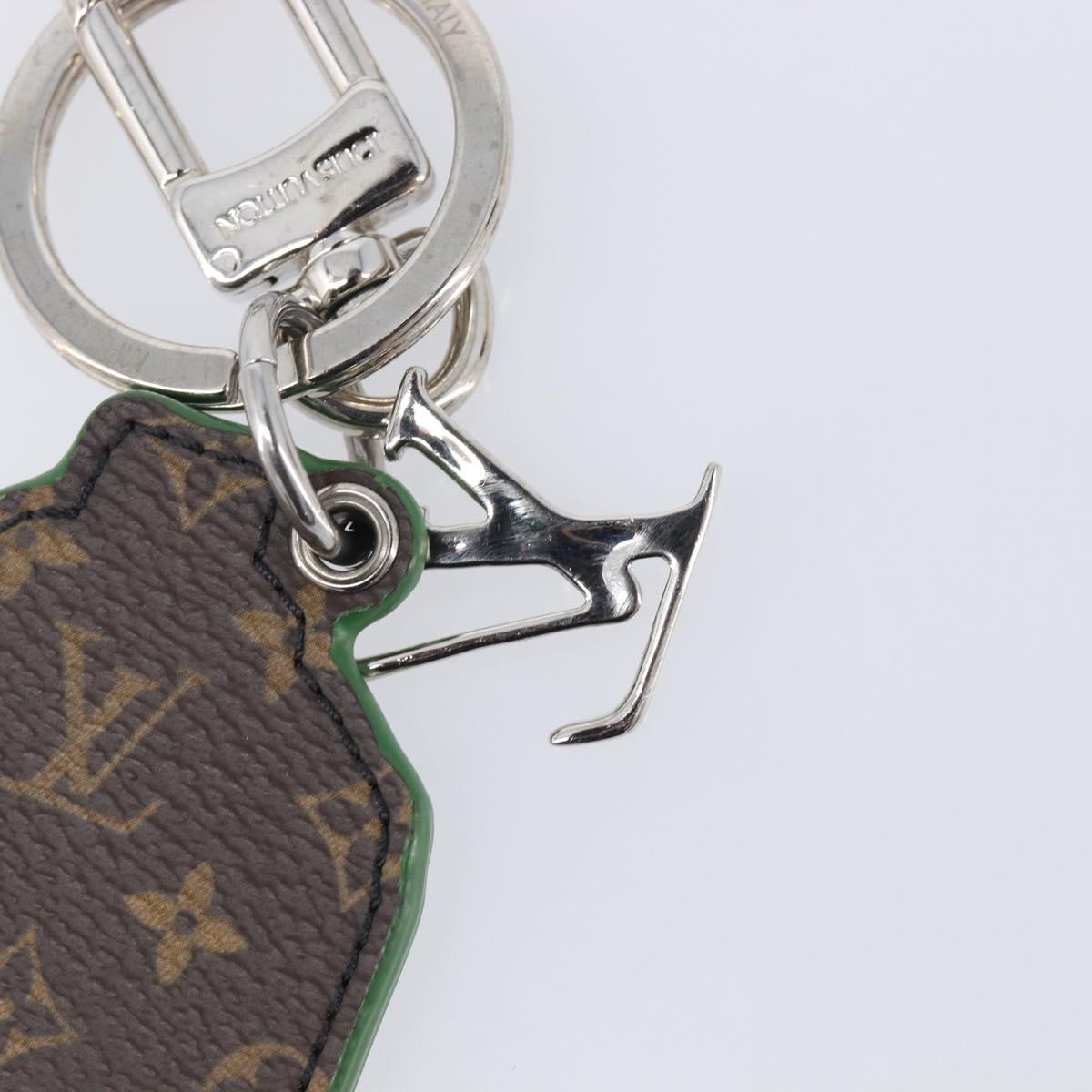 LOUIS VUITTON Monogram Porte Cles LV Painted Charm Leather MP3384 Auth 207273M