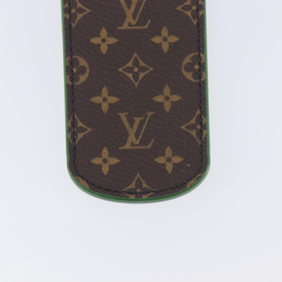 LOUIS VUITTON Monogram Porte Cles LV Painted Charm Leather MP3384 Auth 207273M