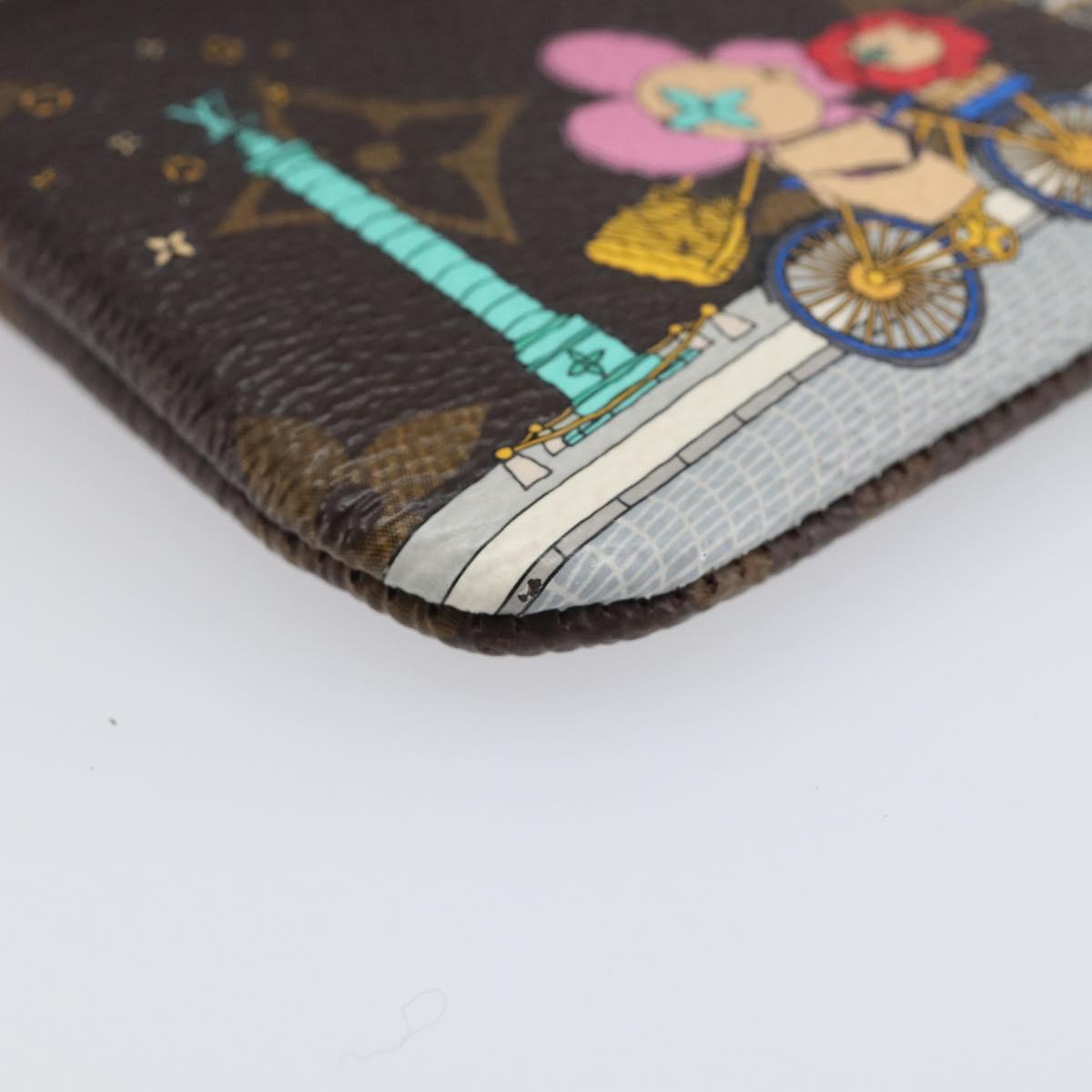 LOUIS VUITTON Monogram Vivienne Pochette Cles Coin Purse M81639 LV Auth 207277M