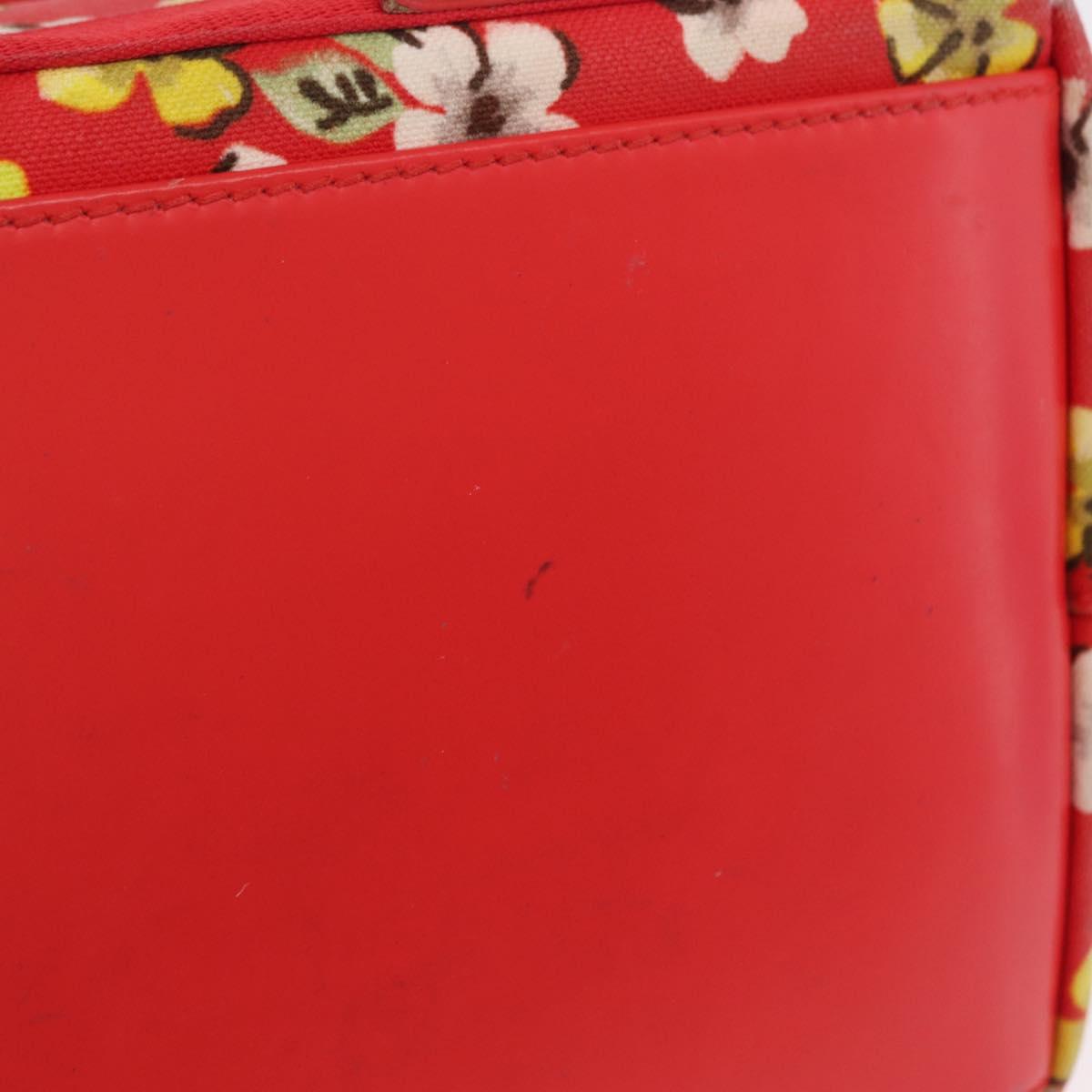 Balenciaga Navy Cabas S Tote Bag Canvas Red Silver 339933 Auth 207286A