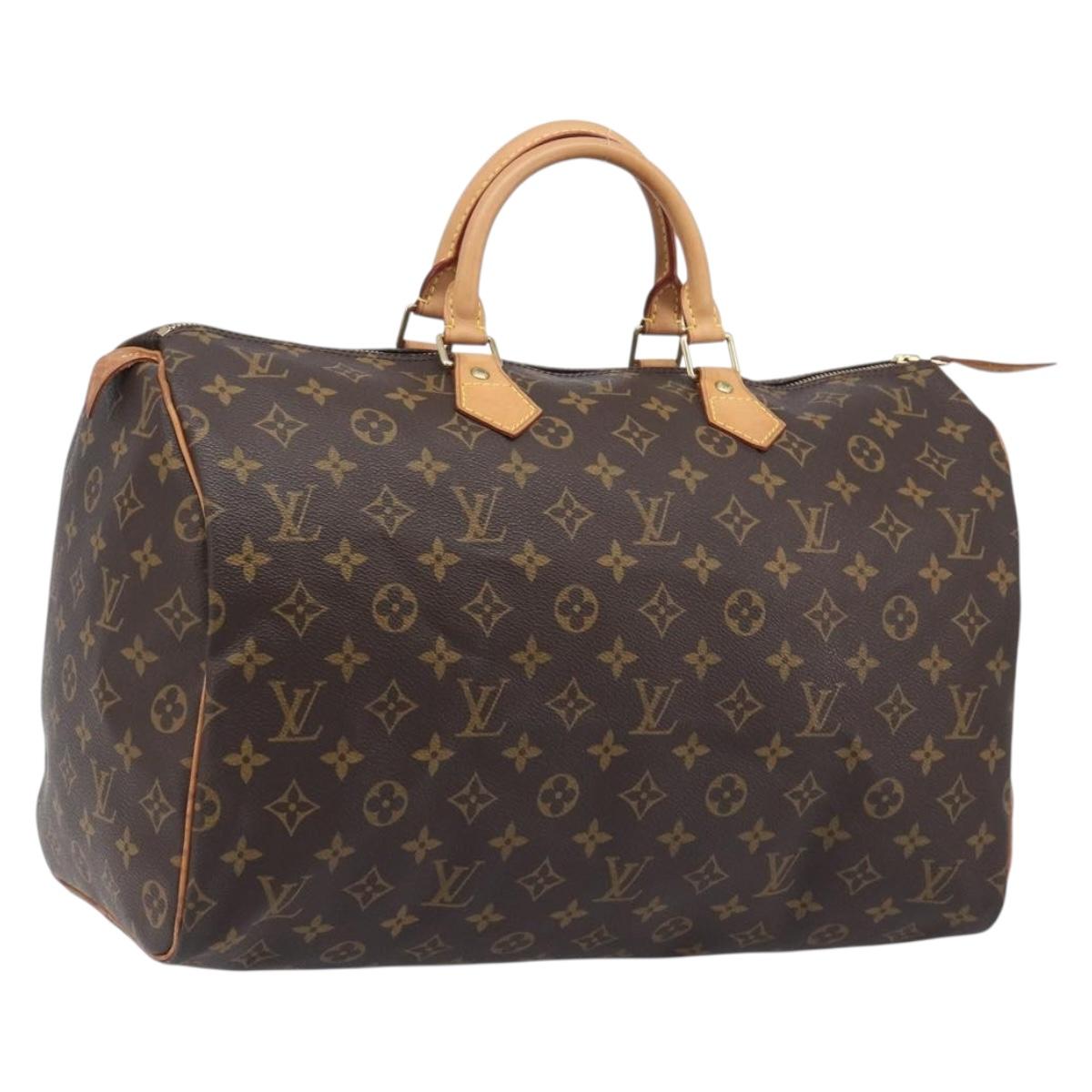 LOUIS VUITTON Monogram Speedy 40 Hand Bag M41522 LV Auth 207318V