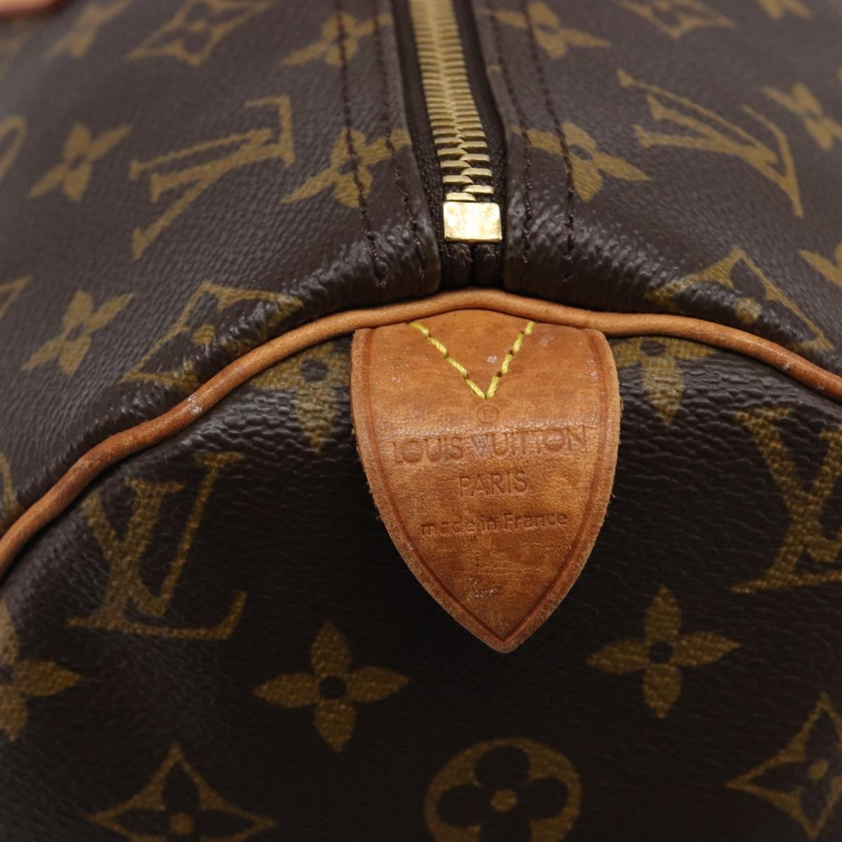 LOUIS VUITTON Monogram Speedy 40 Hand Bag M41522 LV Auth 207318V