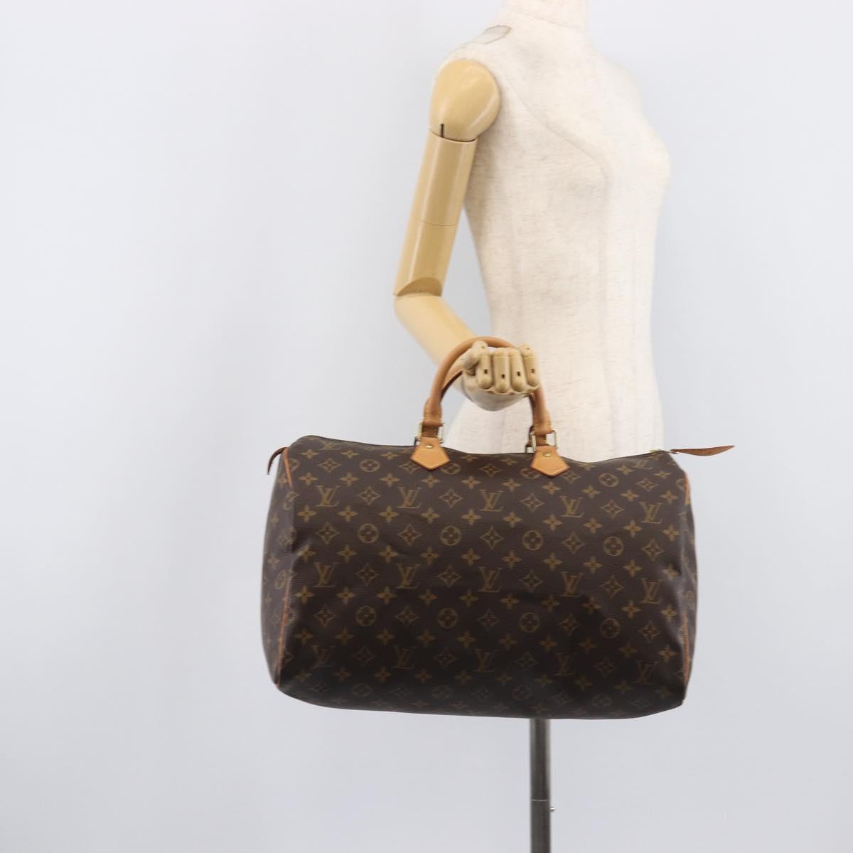 LOUIS VUITTON Monogram Speedy 40 Hand Bag M41522 LV Auth 207318V