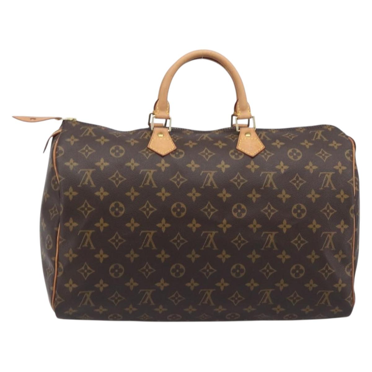 LOUIS VUITTON Monogram Speedy 40 Hand Bag M41522 LV Auth 207318V