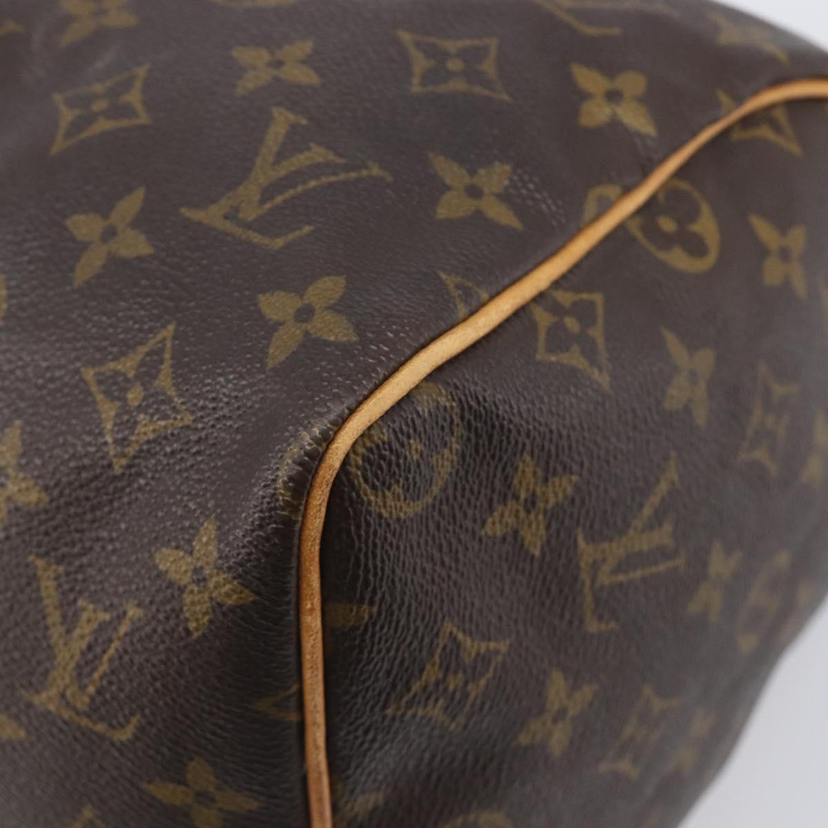 LOUIS VUITTON Monogram Speedy 30 Hand Bag M41526 LV Auth 207320