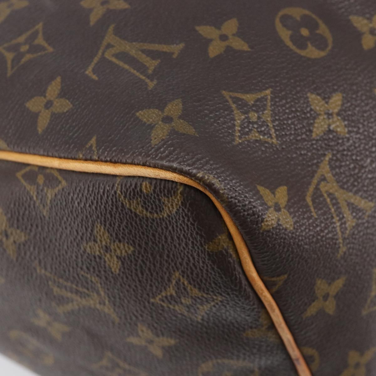 LOUIS VUITTON Monogram Speedy 30 Hand Bag M41526 LV Auth 207320