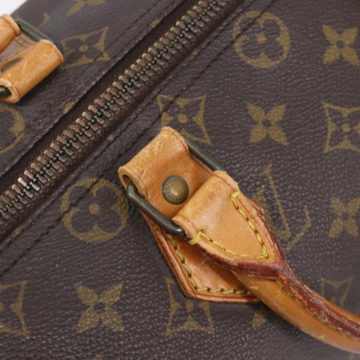 LOUIS VUITTON Monogram Speedy 30 Hand Bag M41526 LV Auth 207320