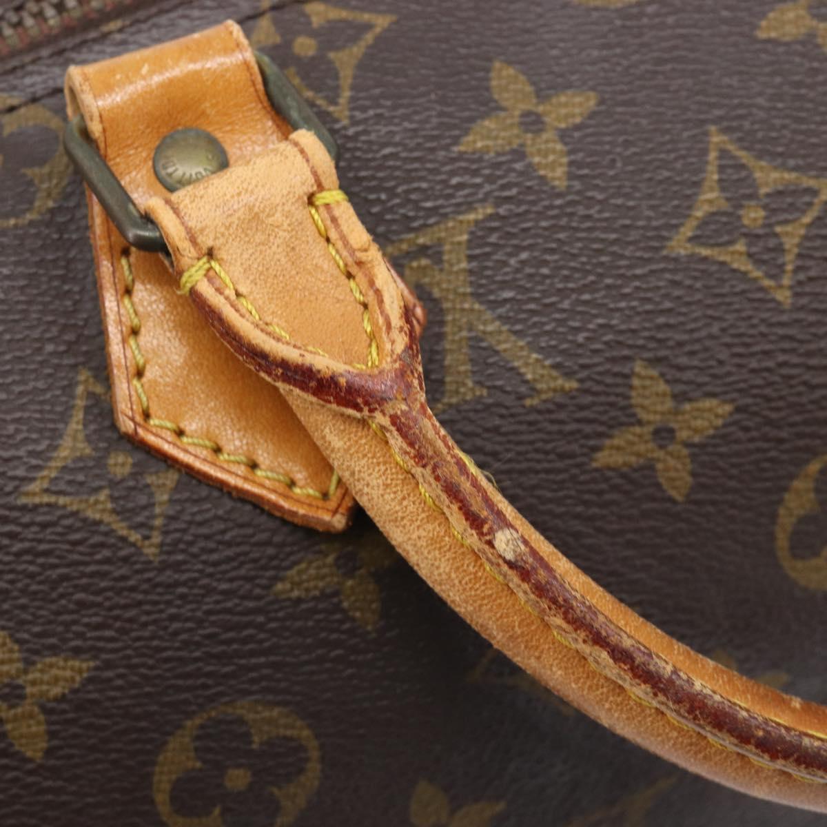 LOUIS VUITTON Monogram Speedy 30 Hand Bag M41526 LV Auth 207320
