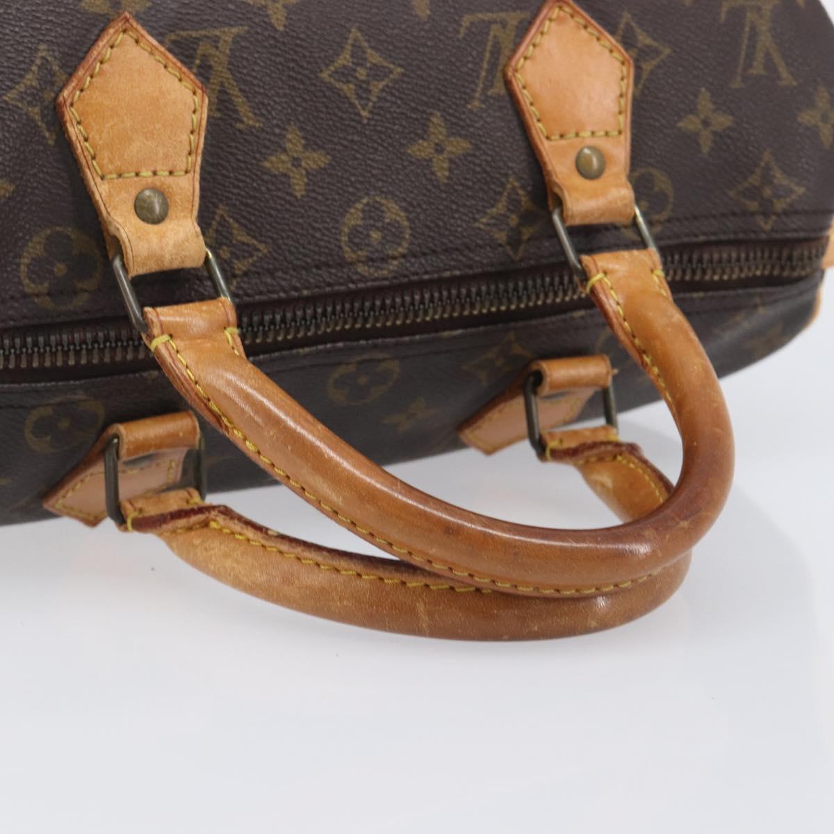LOUIS VUITTON Monogram Speedy 30 Hand Bag M41526 LV Auth 207320