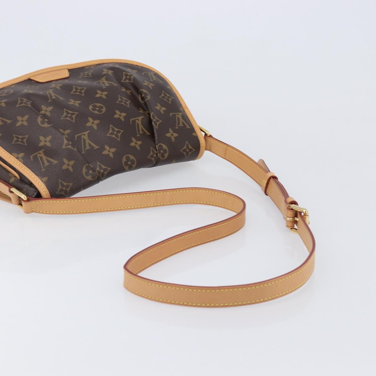 LOUIS VUITTON Monogram Menilmontant PM Shoulder Bag M40474 LV Auth 207347SAV