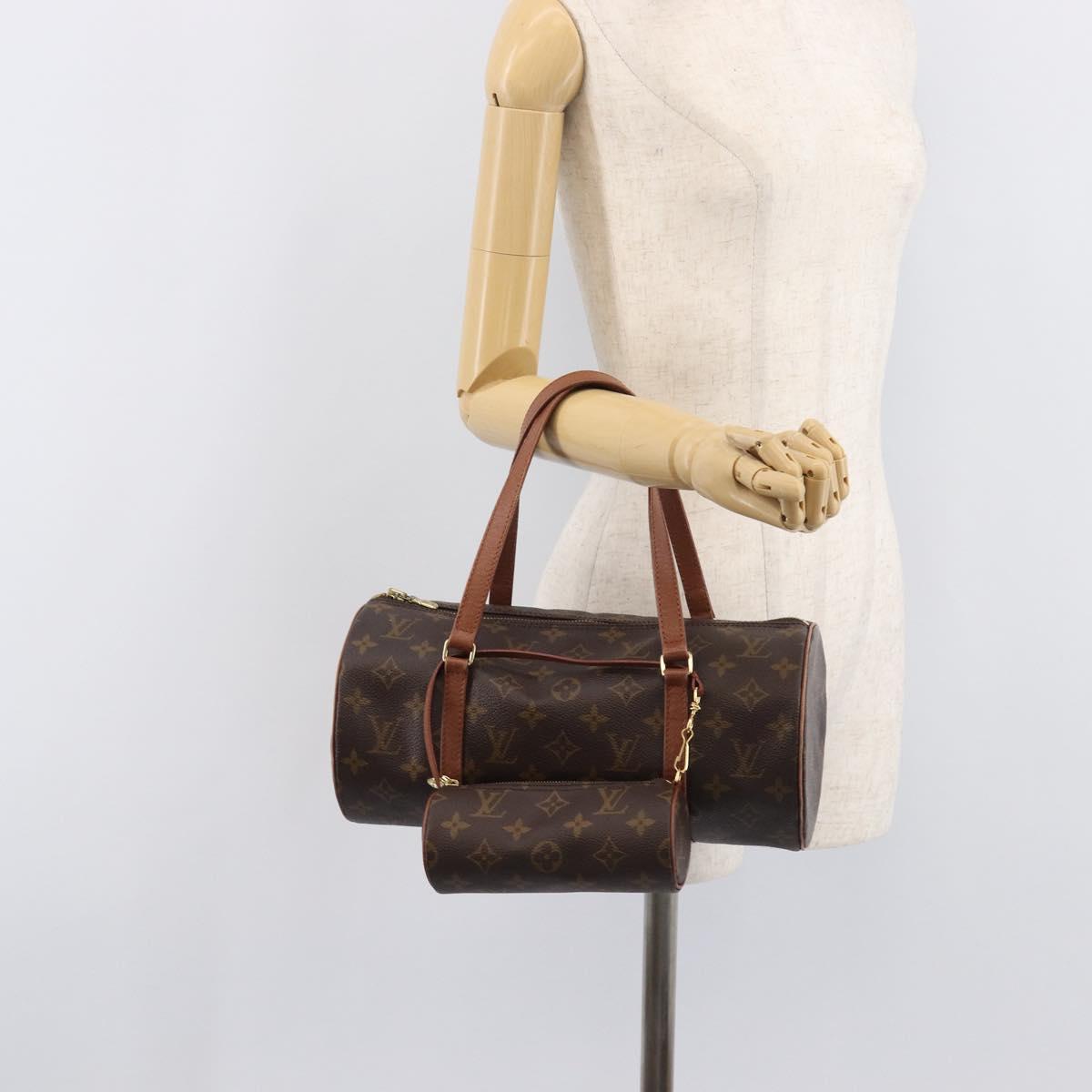 LOUIS VUITTON Monogram Papillon 30 Hand Bag Vintage M51365 LV Auth 207386V