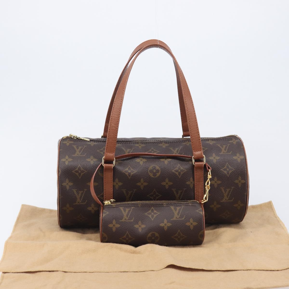 LOUIS VUITTON Monogram Papillon 30 Hand Bag Vintage M51365 LV Auth 207386V