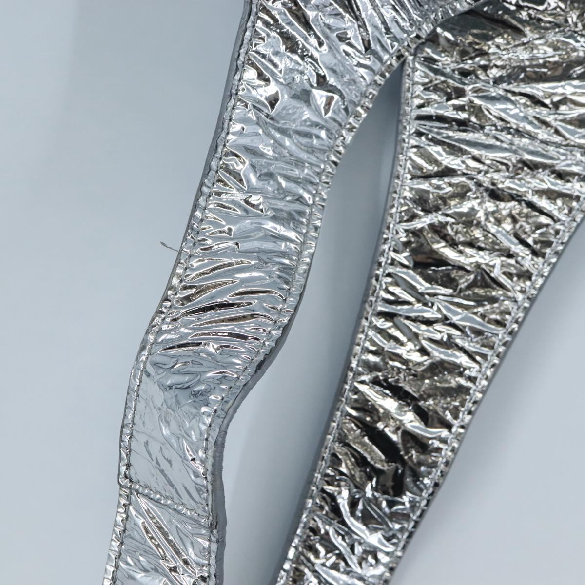 LOUIS VUITTON Best Mid Layer Jacket Leather Wool L Silver LV Auth 207389M