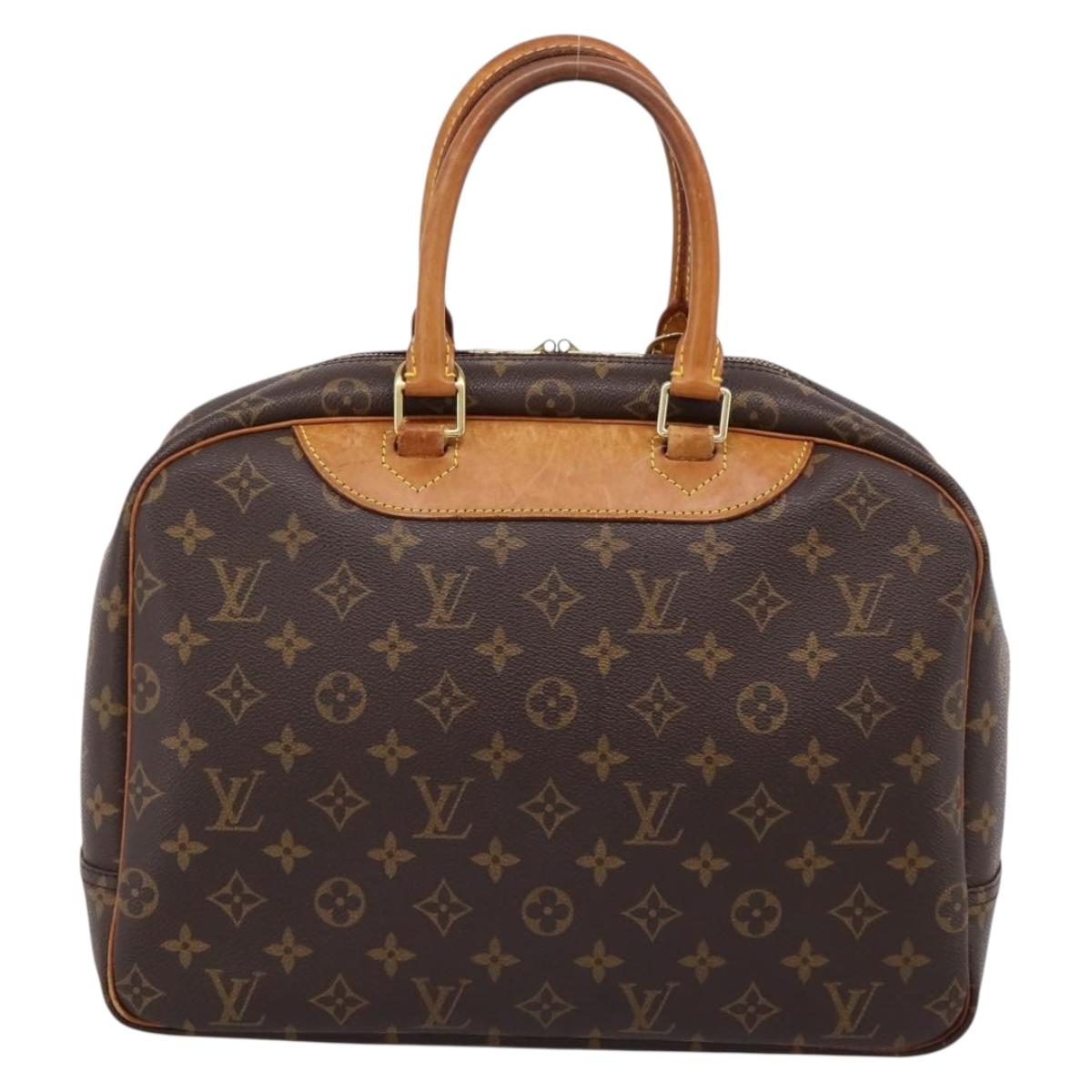 LOUIS VUITTON Monogram Deauville Hand Bag M47270 LV Auth 207403