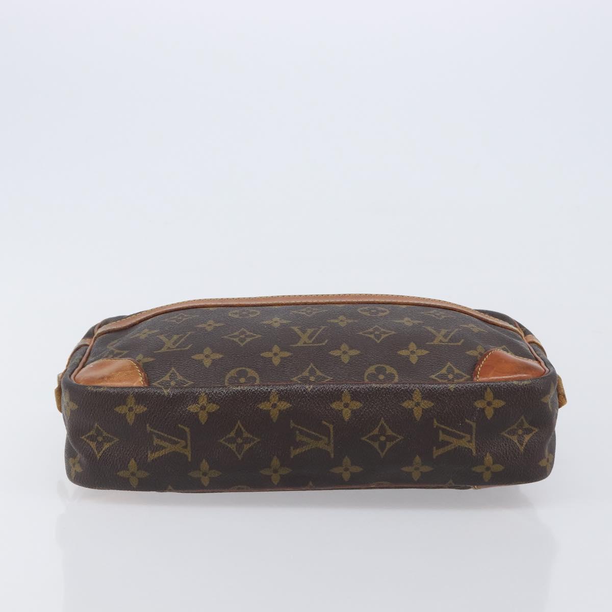 LOUIS VUITTON Monogram Compiegne 28 Clutch Bag M51845 LV Auth 207404