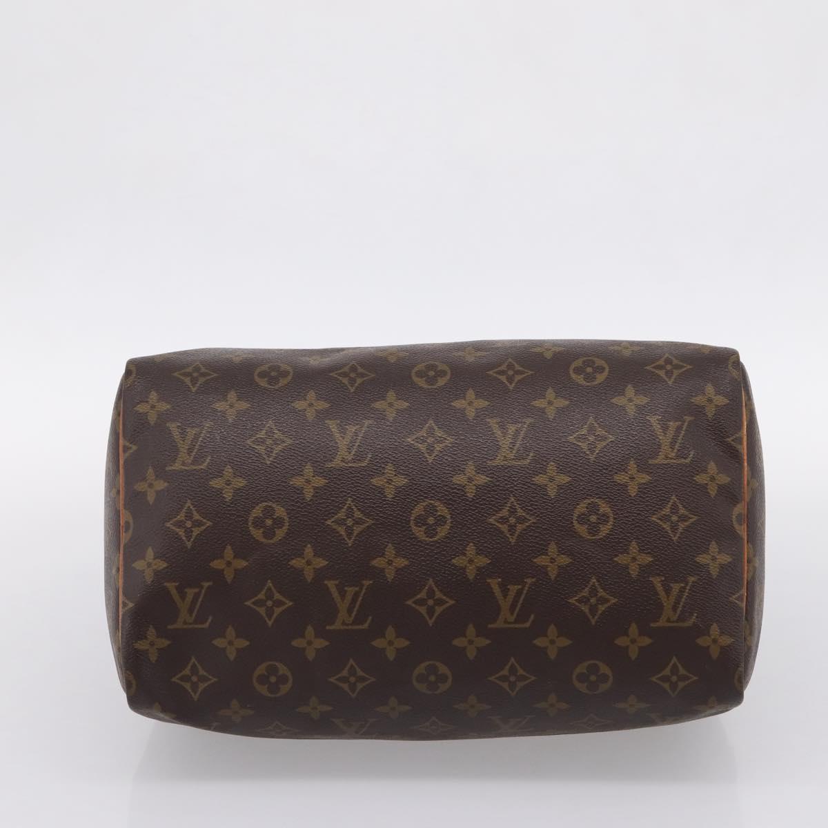 LOUIS VUITTON Monogram Speedy 30 Hand Bag M41526 LV Auth 207430