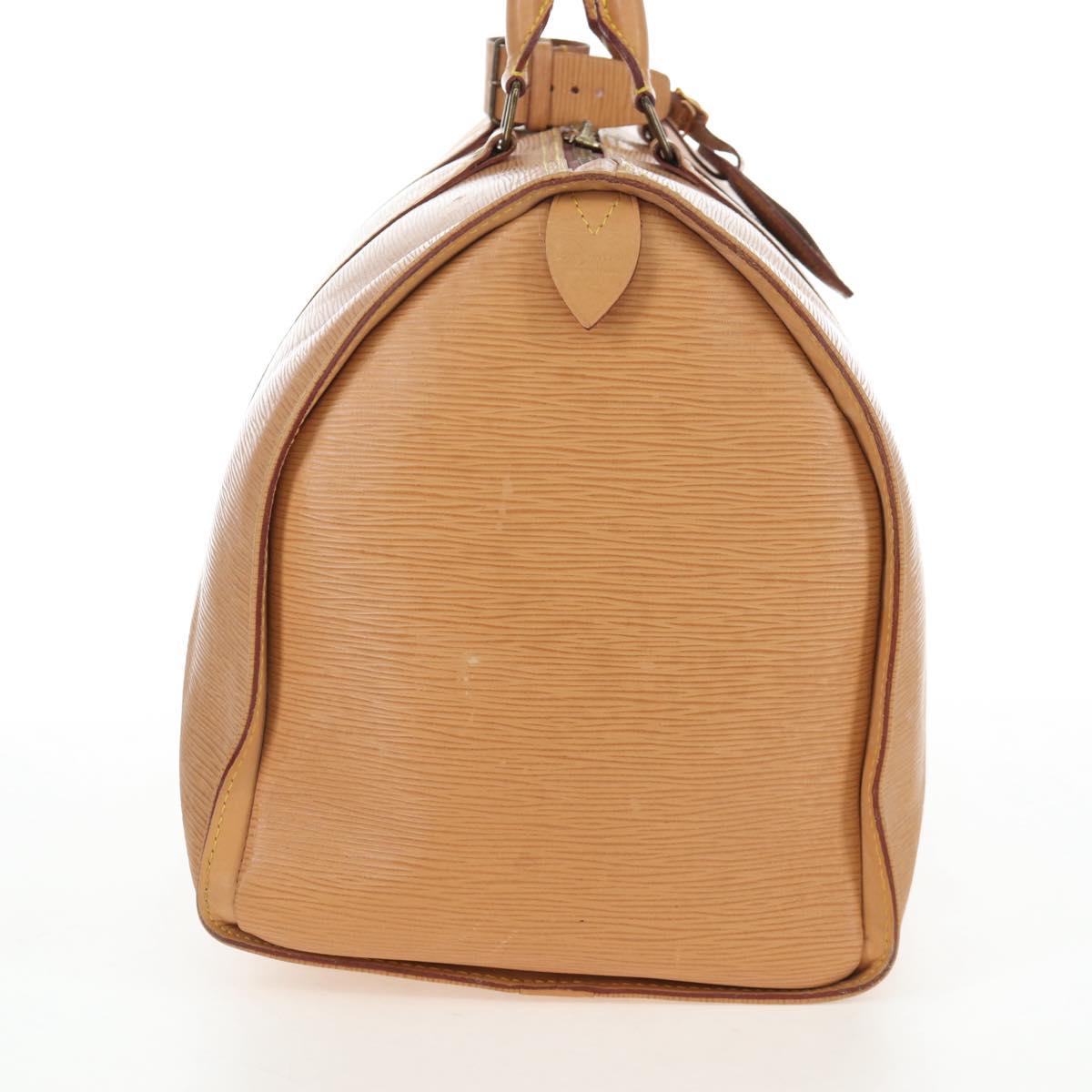 LOUIS VUITTON Epi Keepall 45 Bag Brown Zipangu Gold M42978 LV Auth 207437V