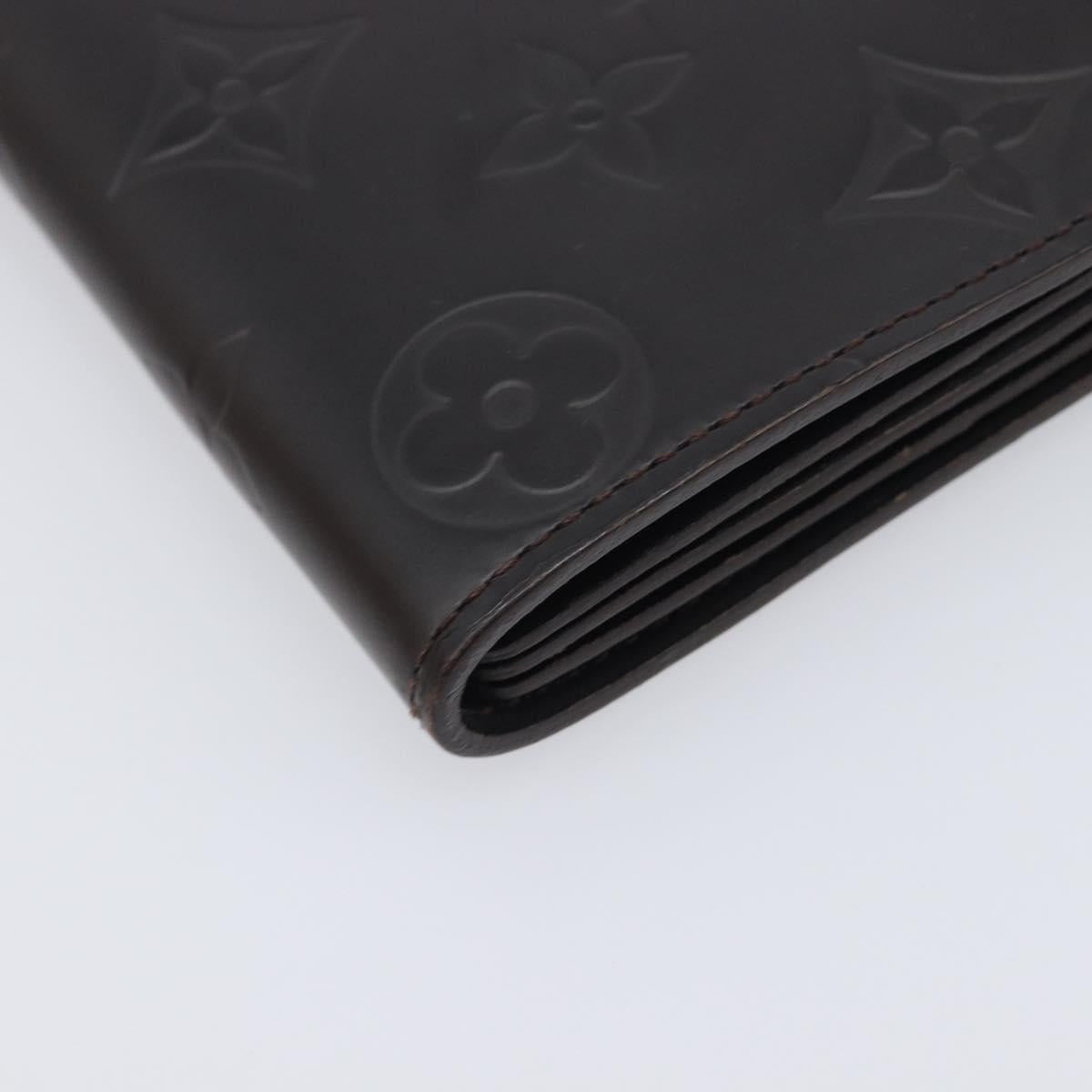 LOUIS VUITTON Monogram Lace hoist Long Wallet Brown M66450 LV Auth 207458A