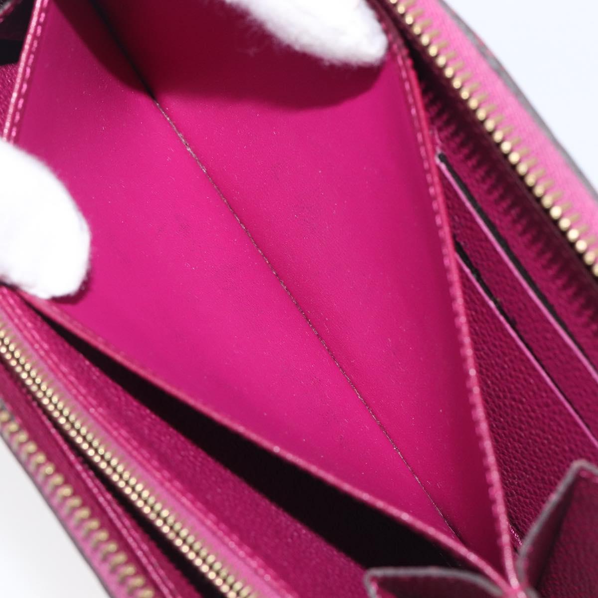 LOUIS VUITTON Monogram Empreinte Zippy Wallet Long Wallet amethyst M60569 LV Auth 207481A
