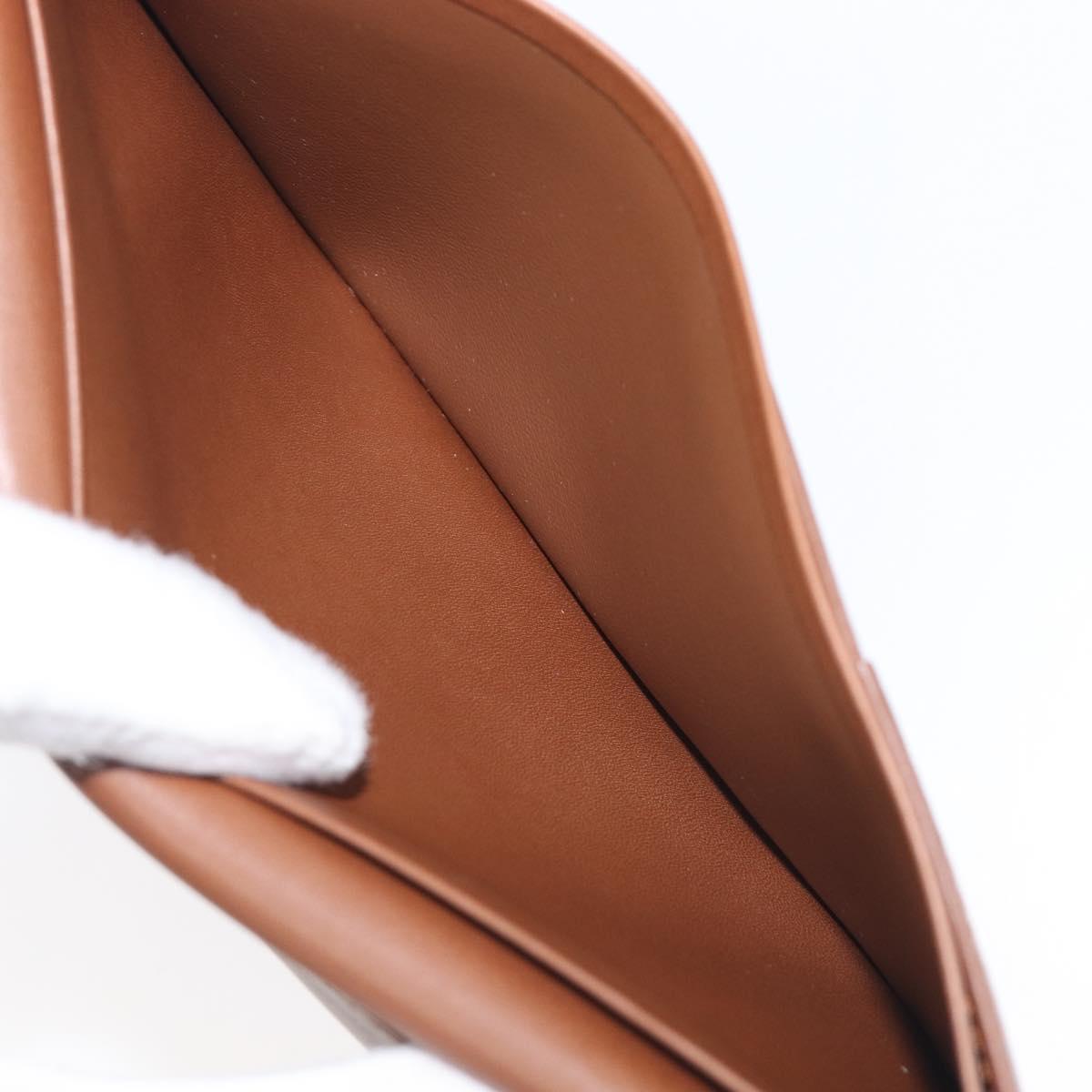 LOUIS VUITTON Portefeuille Braza Long Wallet Calf Skin Brown M61693 Auth 207485V