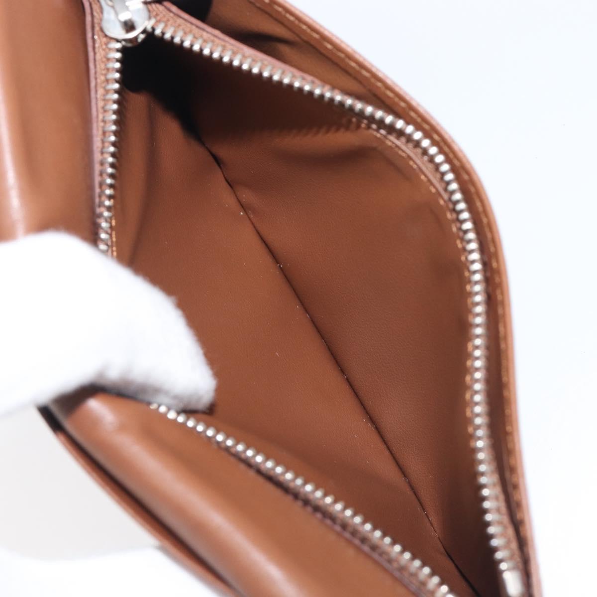 LOUIS VUITTON Portefeuille Braza Long Wallet Calf Skin Brown M61693 Auth 207485V