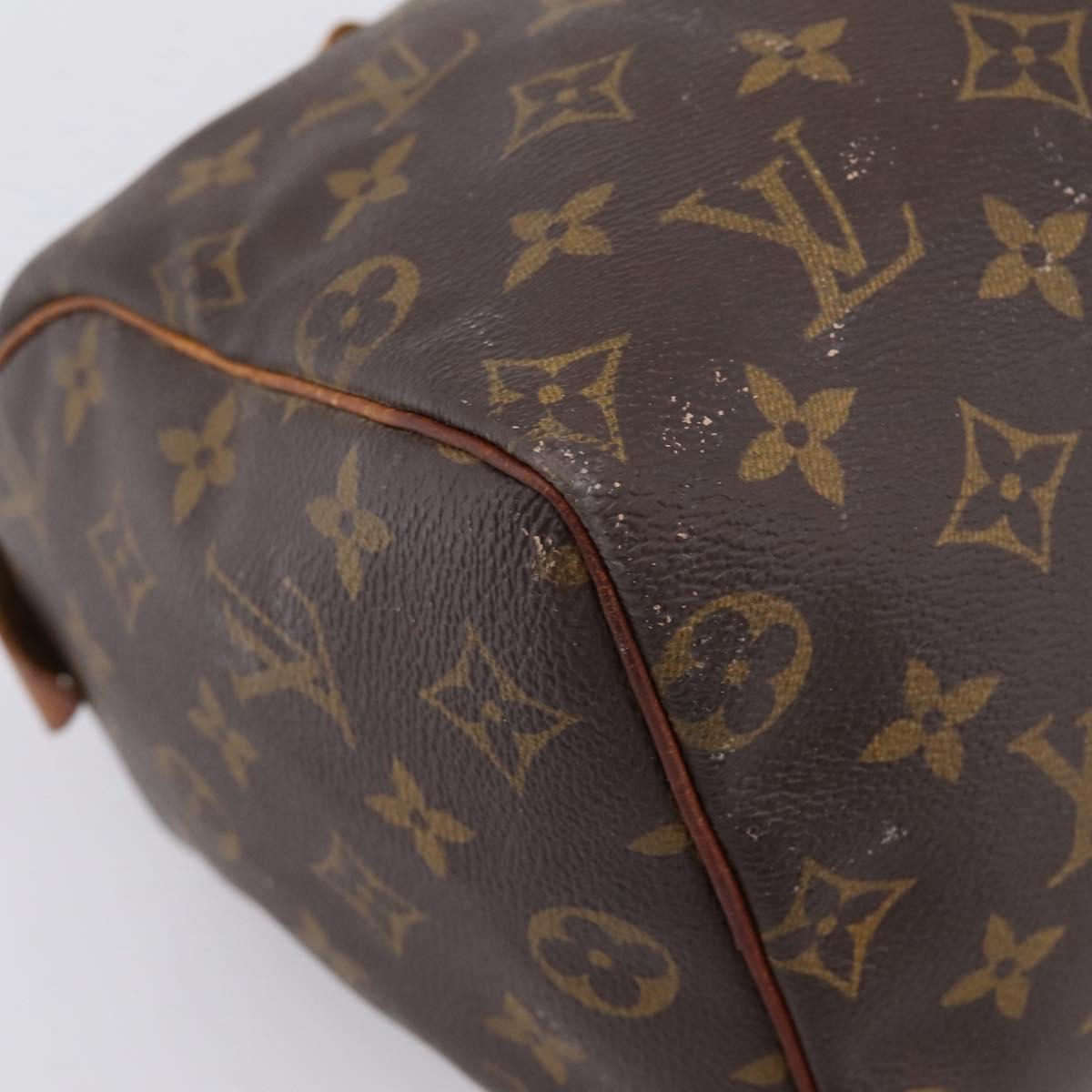 LOUIS VUITTON Monogram Speedy 25 Hand Bag M41528 LV Auth 207519