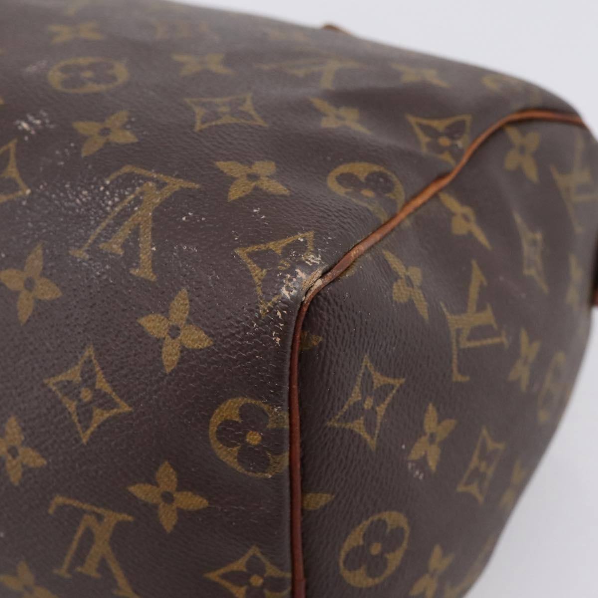LOUIS VUITTON Monogram Speedy 25 Hand Bag M41528 LV Auth 207519