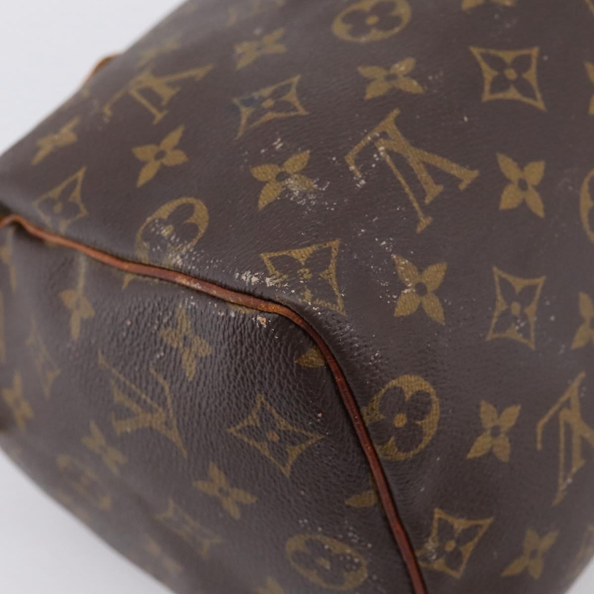 LOUIS VUITTON Monogram Speedy 25 Hand Bag M41528 LV Auth 207519