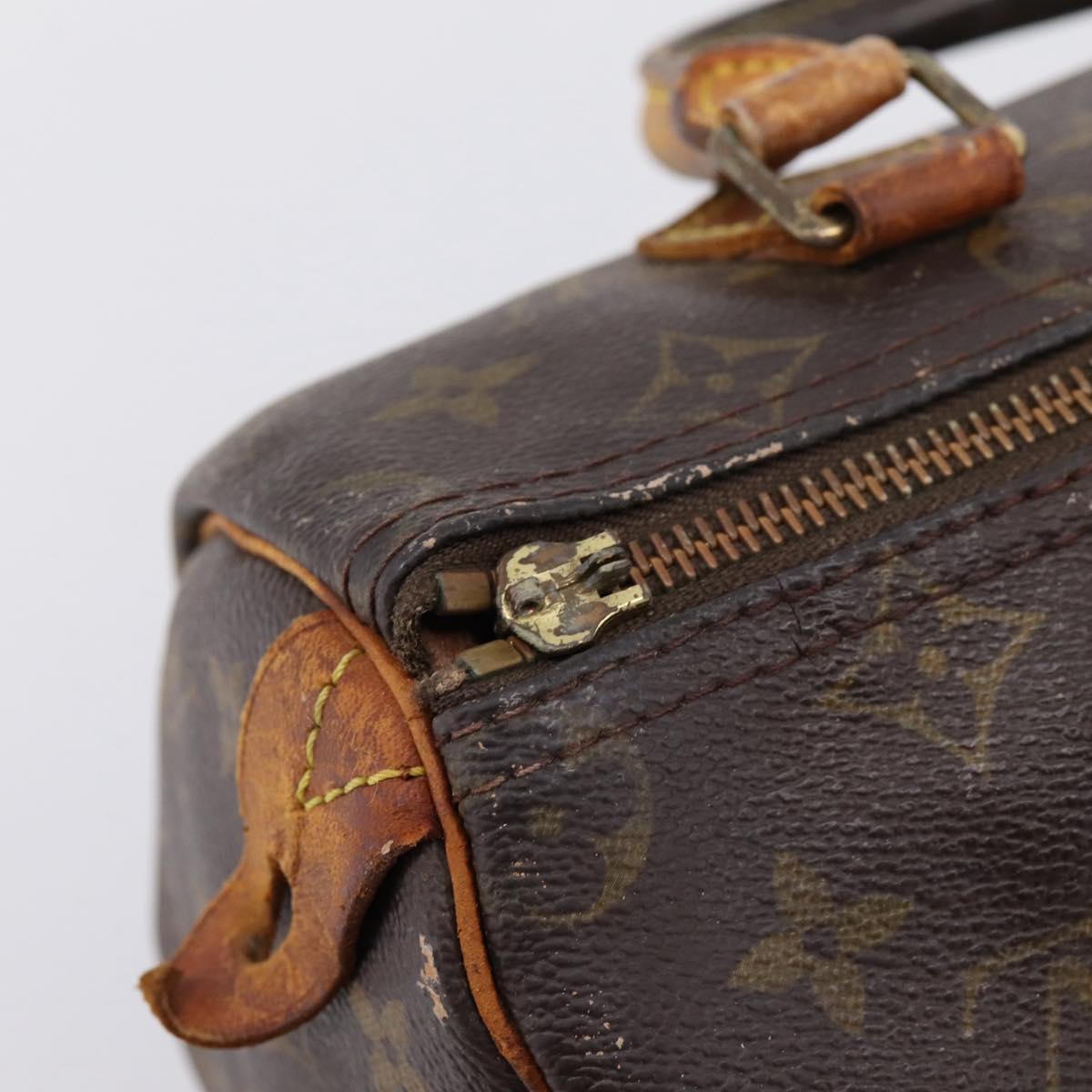 LOUIS VUITTON Monogram Speedy 25 Hand Bag M41528 LV Auth 207519