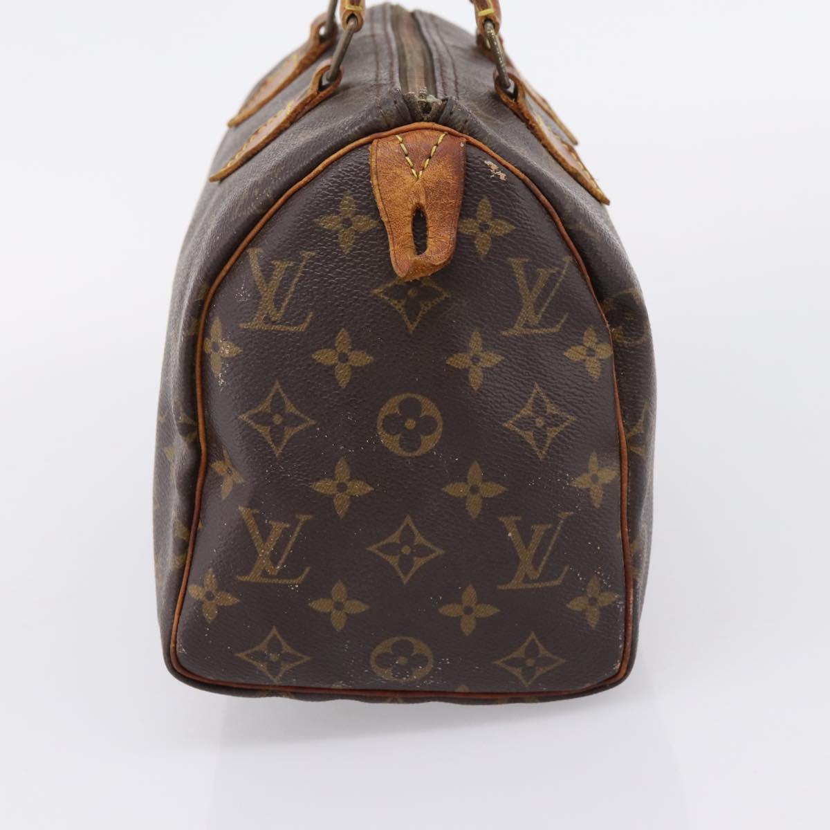 LOUIS VUITTON Monogram Speedy 25 Hand Bag M41528 LV Auth 207519