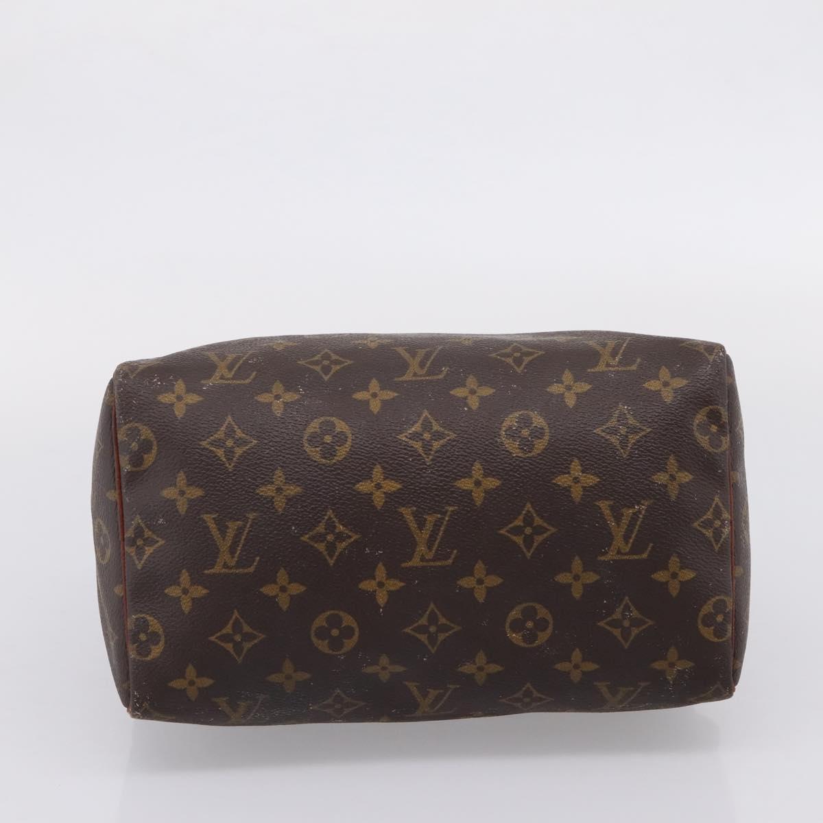 LOUIS VUITTON Monogram Speedy 25 Hand Bag M41528 LV Auth 207519