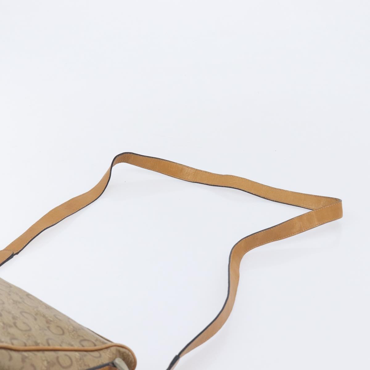 CELINE Macadam Canvas C Sulky Bag PVC Leather Suede 2 Set Beige Navy Auth 207528