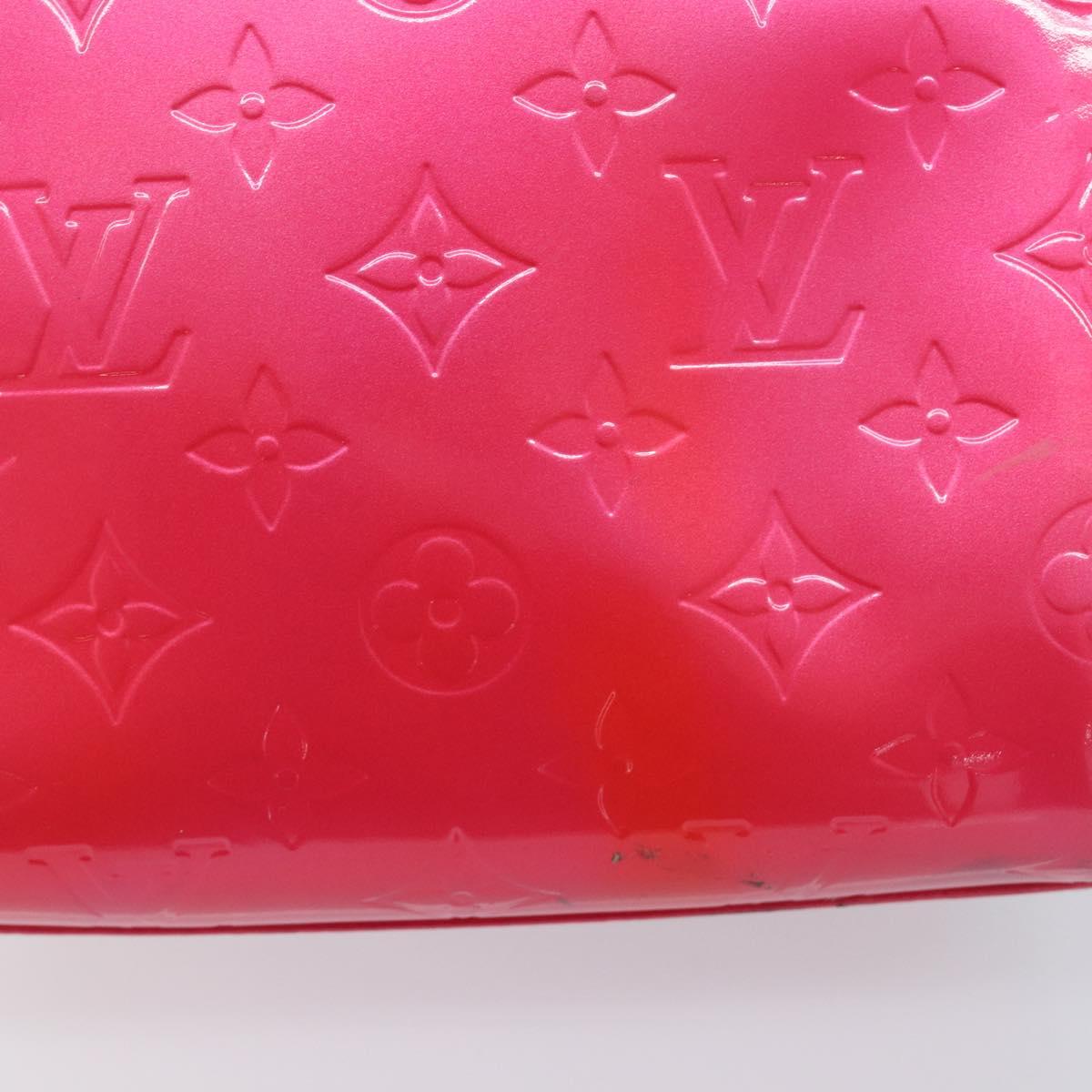 LOUIS VUITTON Vernis Sullivan Vertical Bag Fuchsia Pink M91259 LV Auth 207529