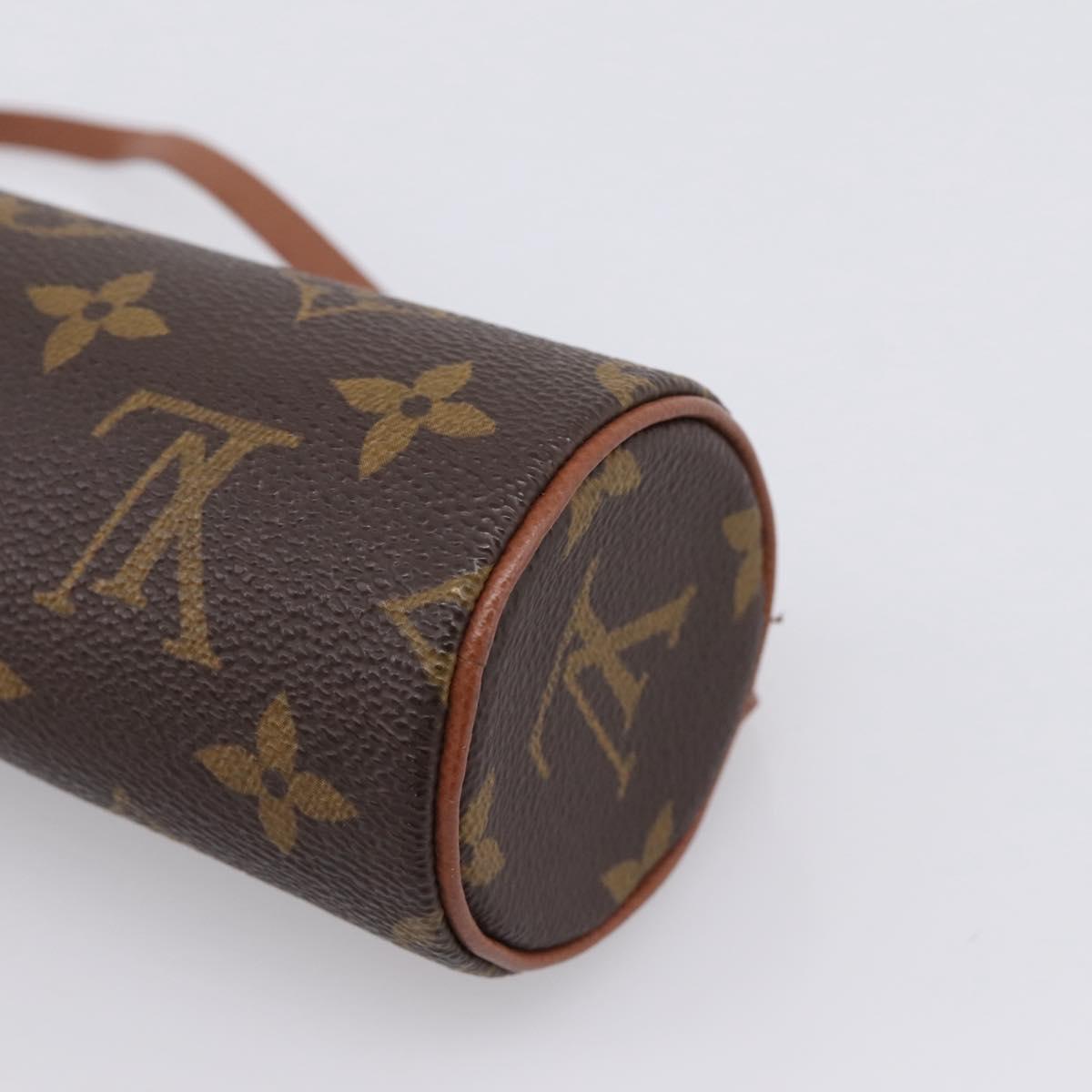 LOUIS VUITTON Monogram Papillon Pouch LV Auth 207531