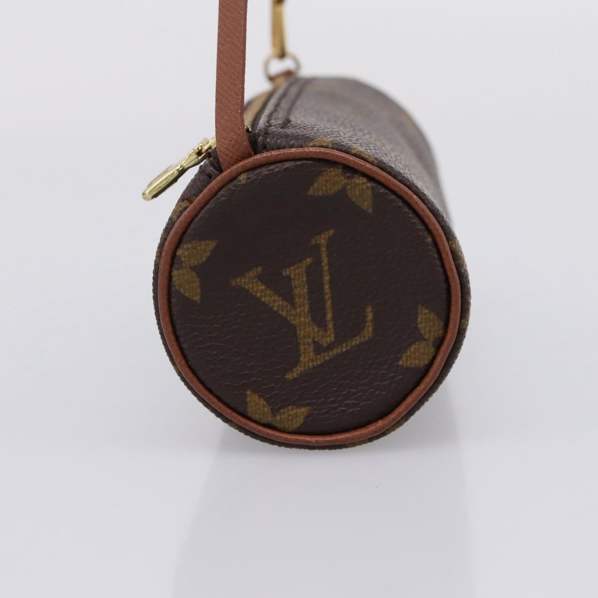 LOUIS VUITTON Monogram Papillon Pouch LV Auth 207531