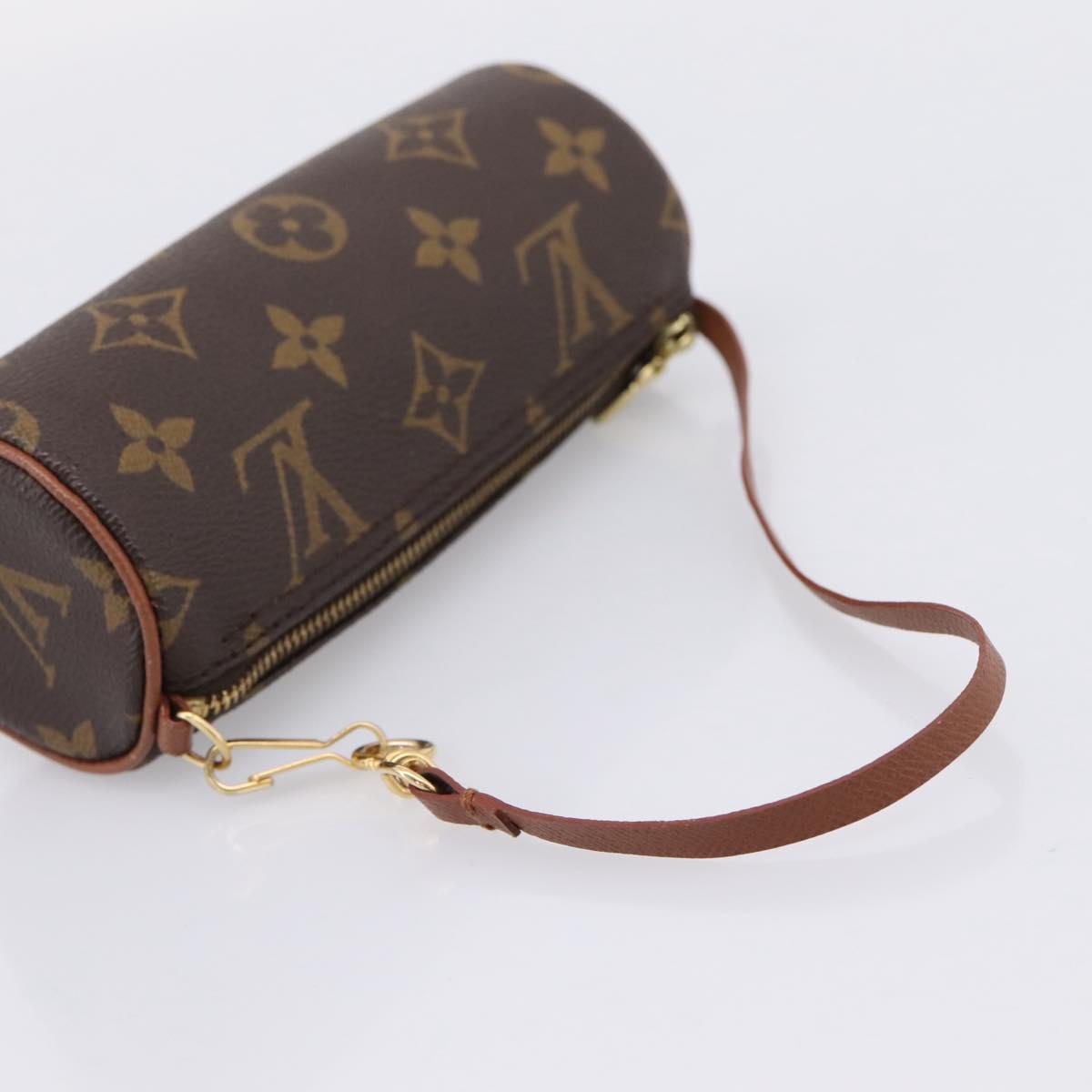LOUIS VUITTON Monogram Papillon Pouch LV Auth 207531
