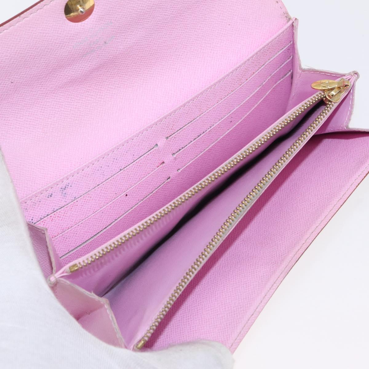 LOUIS VUITTON Monogram Multicolor Wallet 3 Set White LV Auth 207532
