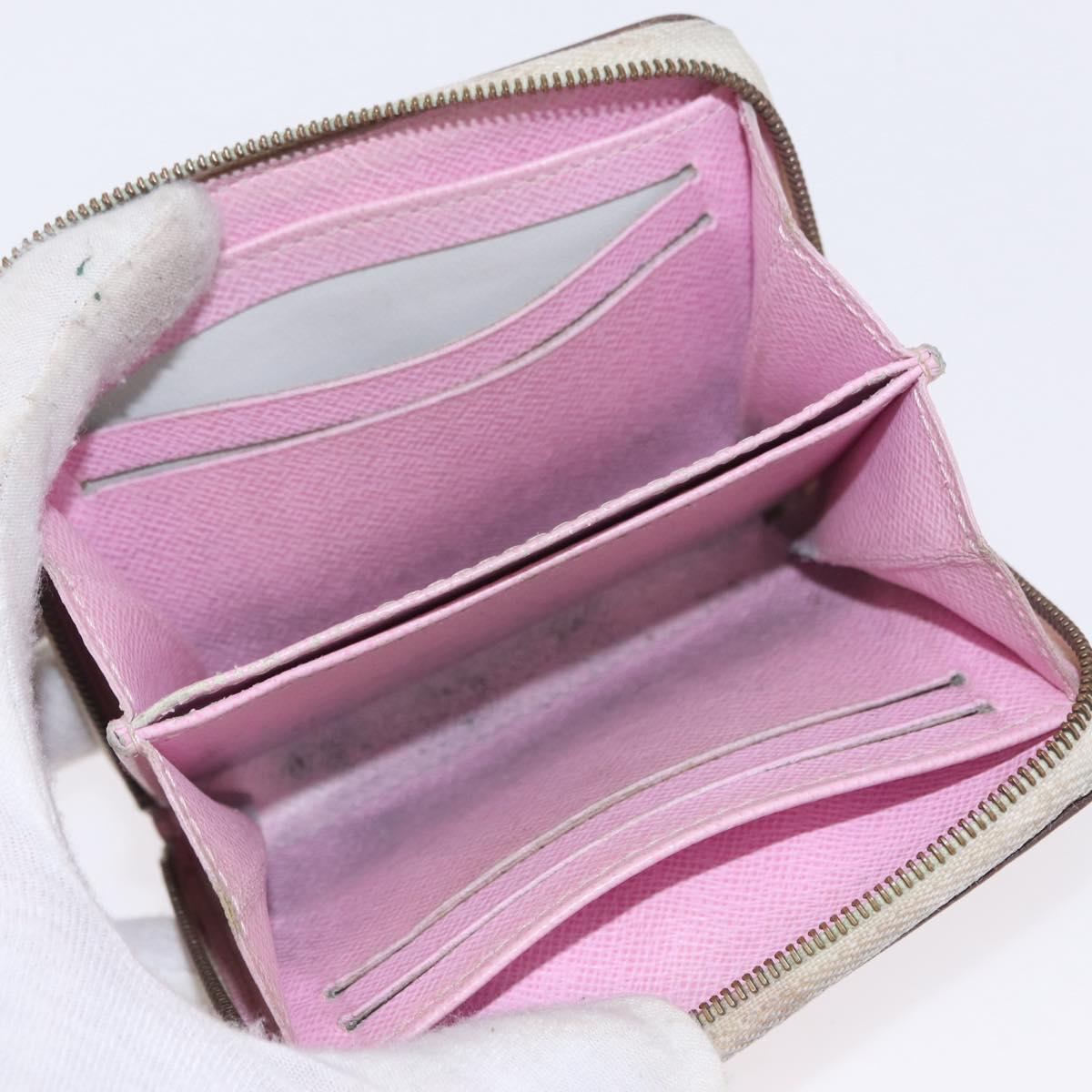 LOUIS VUITTON Monogram Multicolor Wallet 3 Set White LV Auth 207532