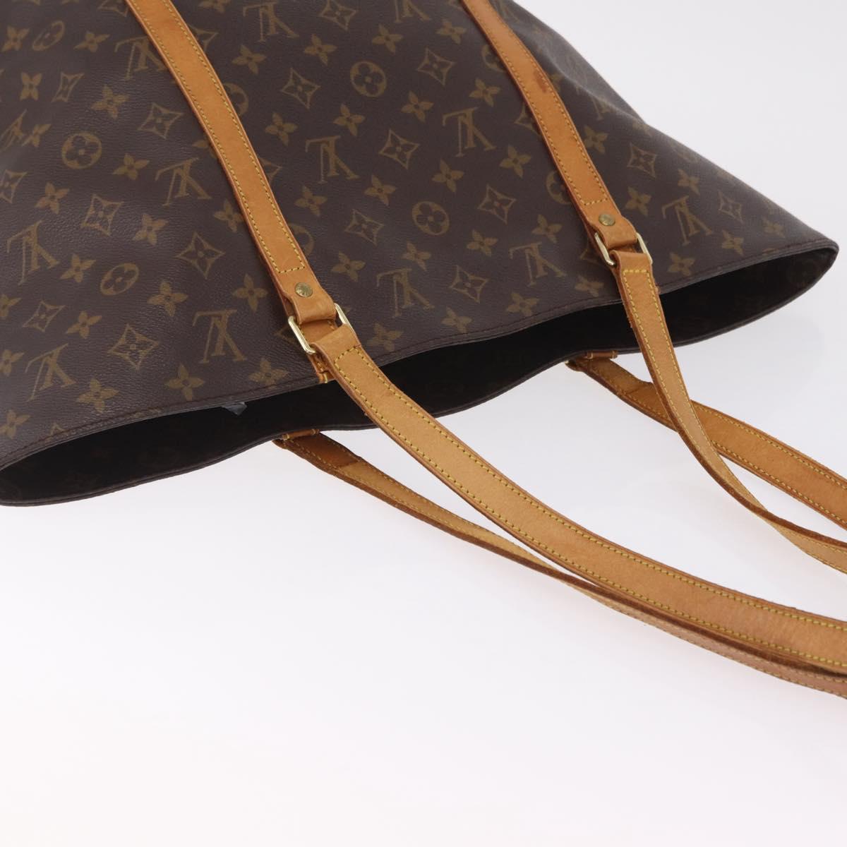 LOUIS VUITTON Monogram Sac Shopping Tote Bag M51108 LV Auth 207544