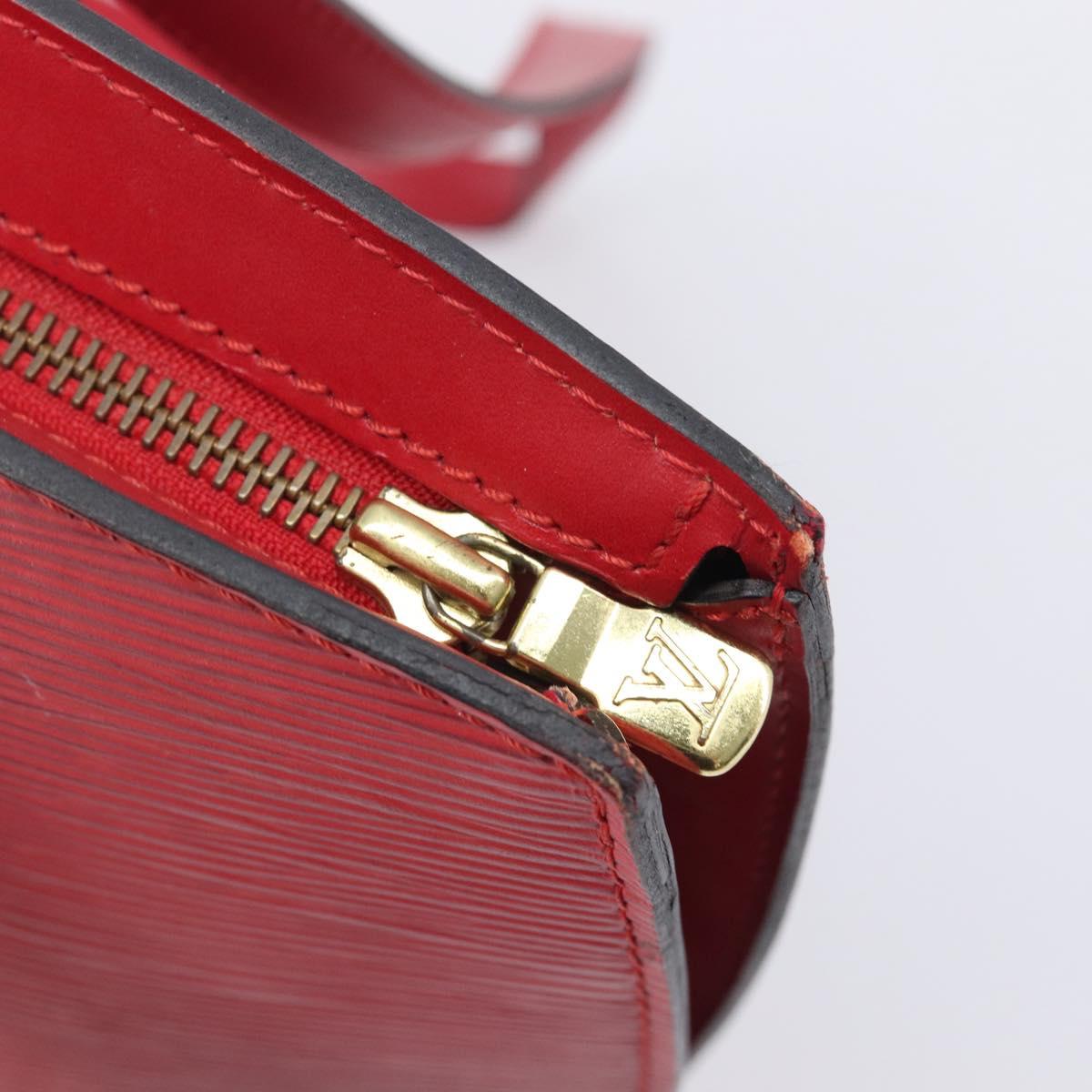 LOUIS VUITTON Epi Saint Jacques Shoulder Bag Red M52277 LV Auth 207548V