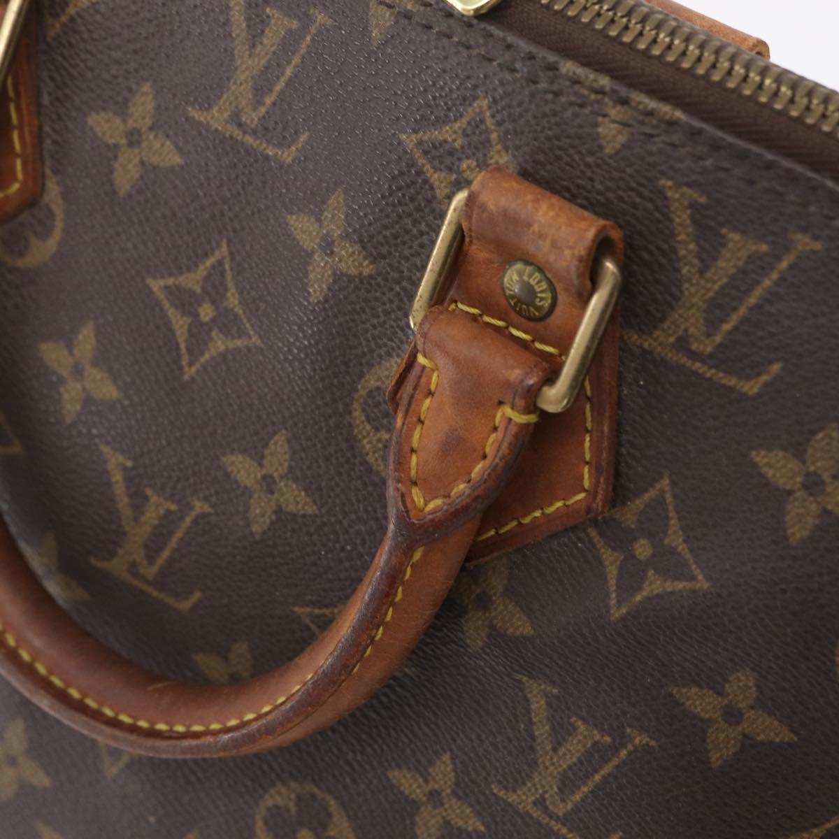 LOUIS VUITTON Monogram Alma Hand Bag M51130 LV Auth 207549