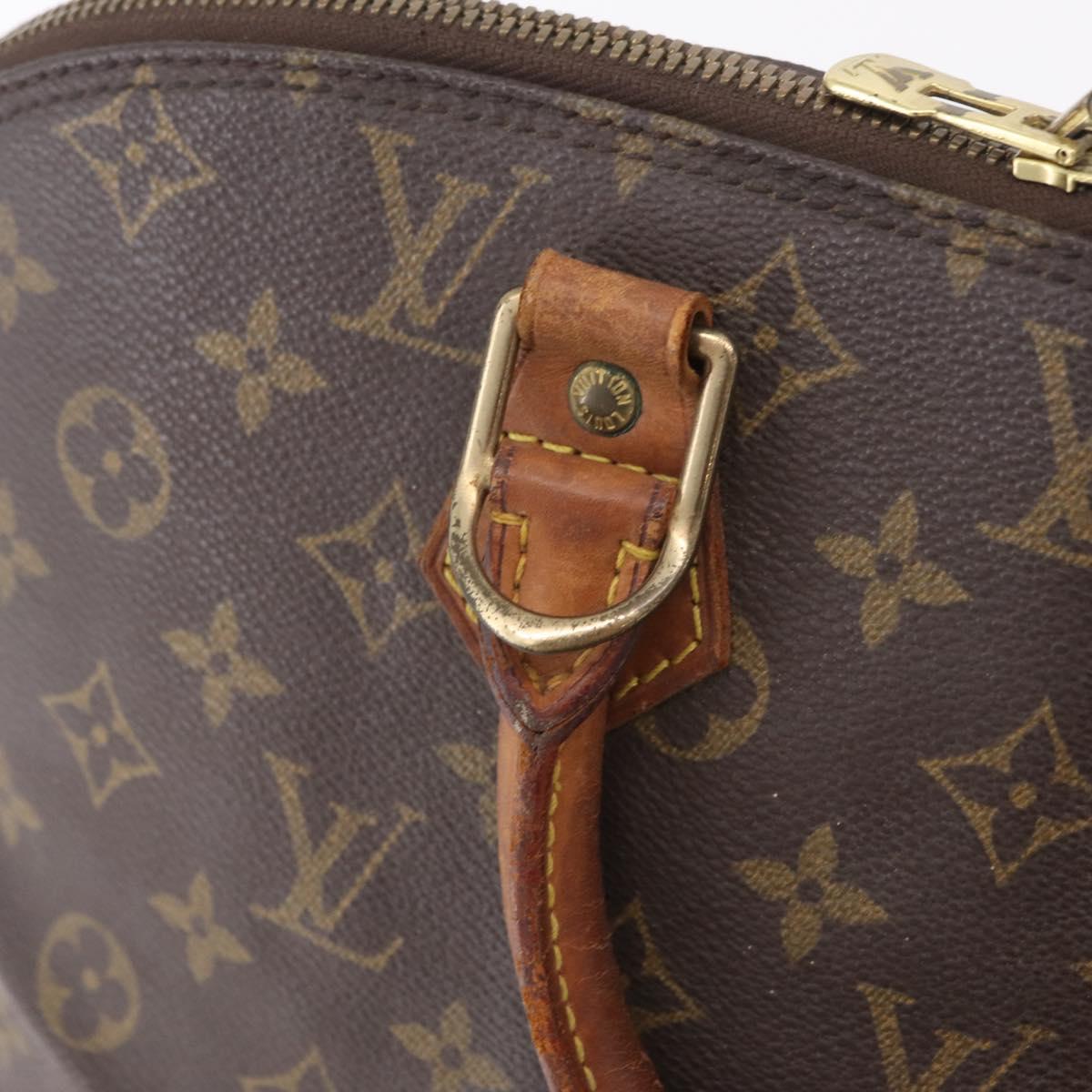 LOUIS VUITTON Monogram Alma Hand Bag M51130 LV Auth 207549