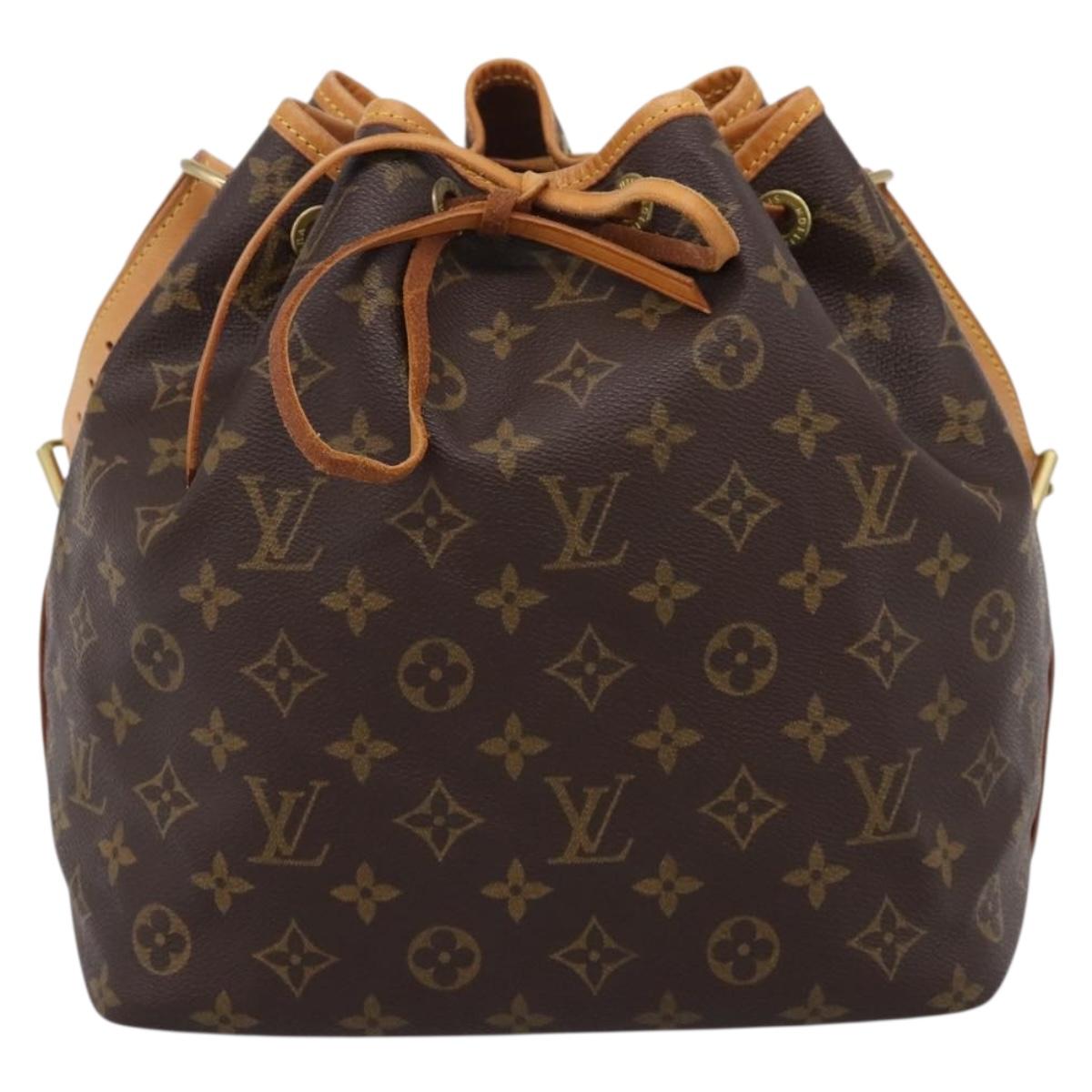 LOUIS VUITTON Monogram Petit Noe Shoulder Bag M42226 LV Auth 207563V