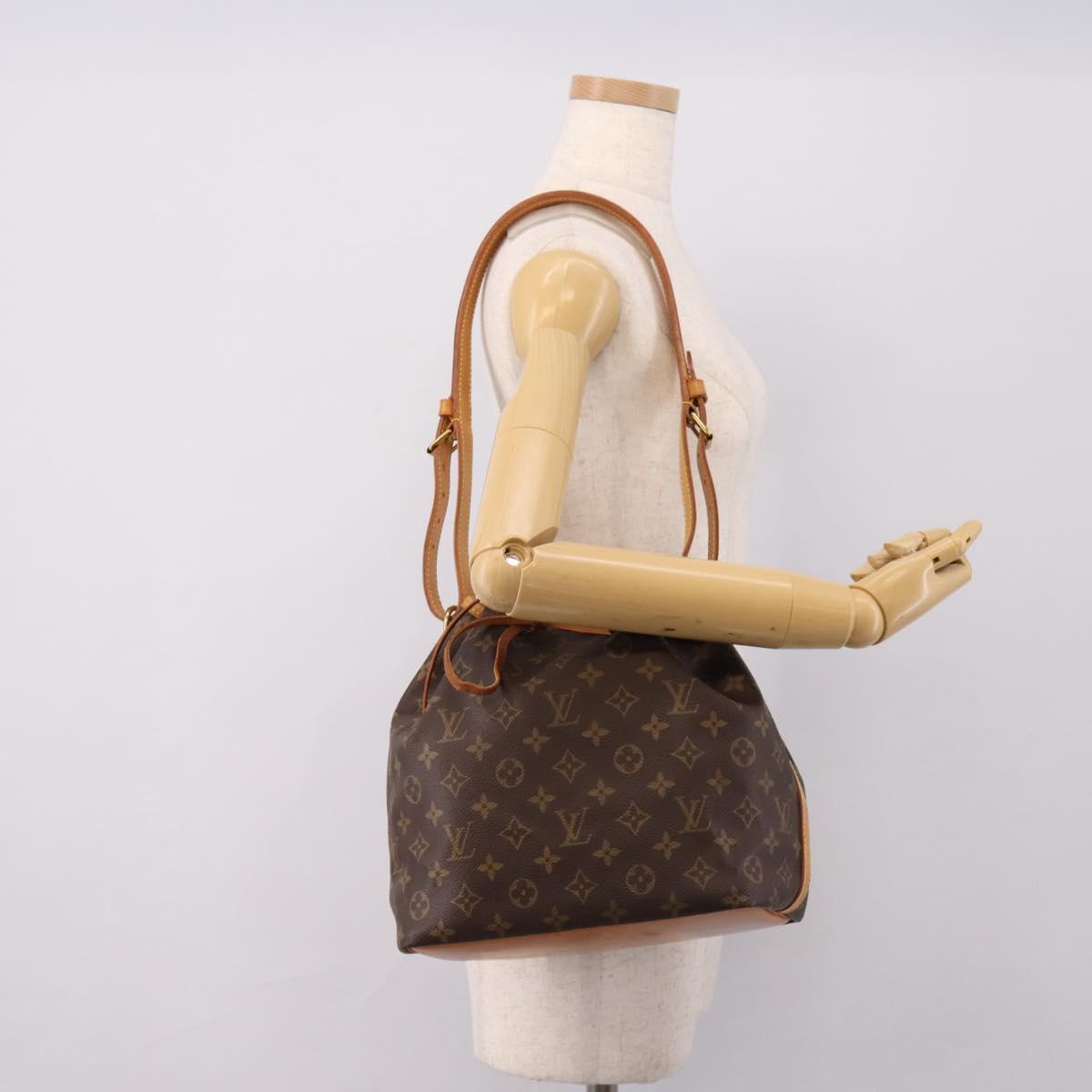 LOUIS VUITTON Monogram Petit Noe Shoulder Bag M42226 LV Auth 207563V