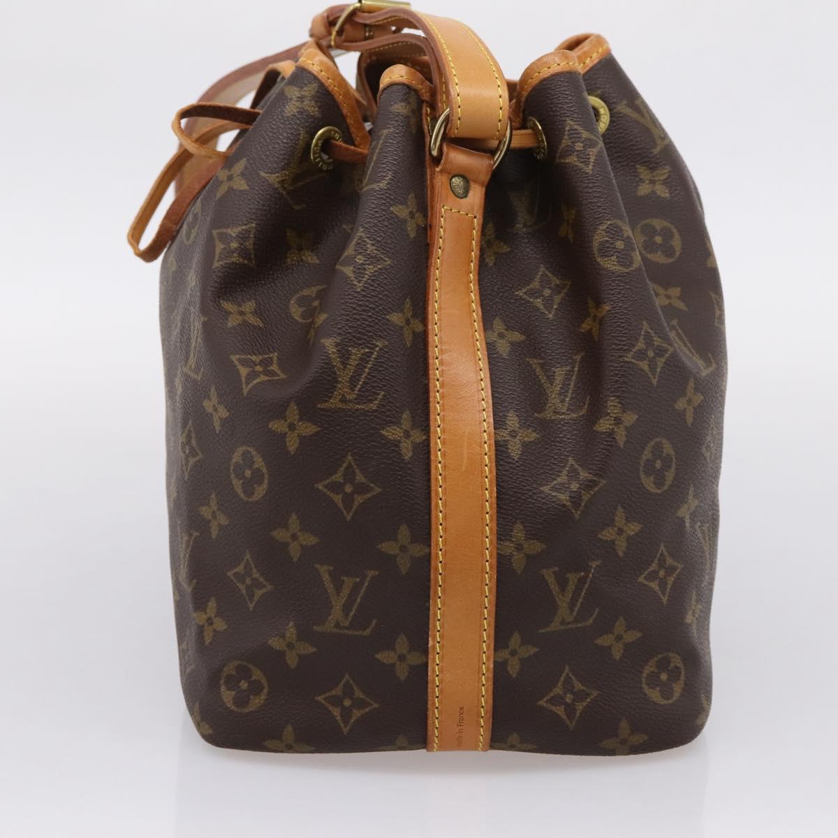 LOUIS VUITTON Monogram Petit Noe Shoulder Bag M42226 LV Auth 207563V