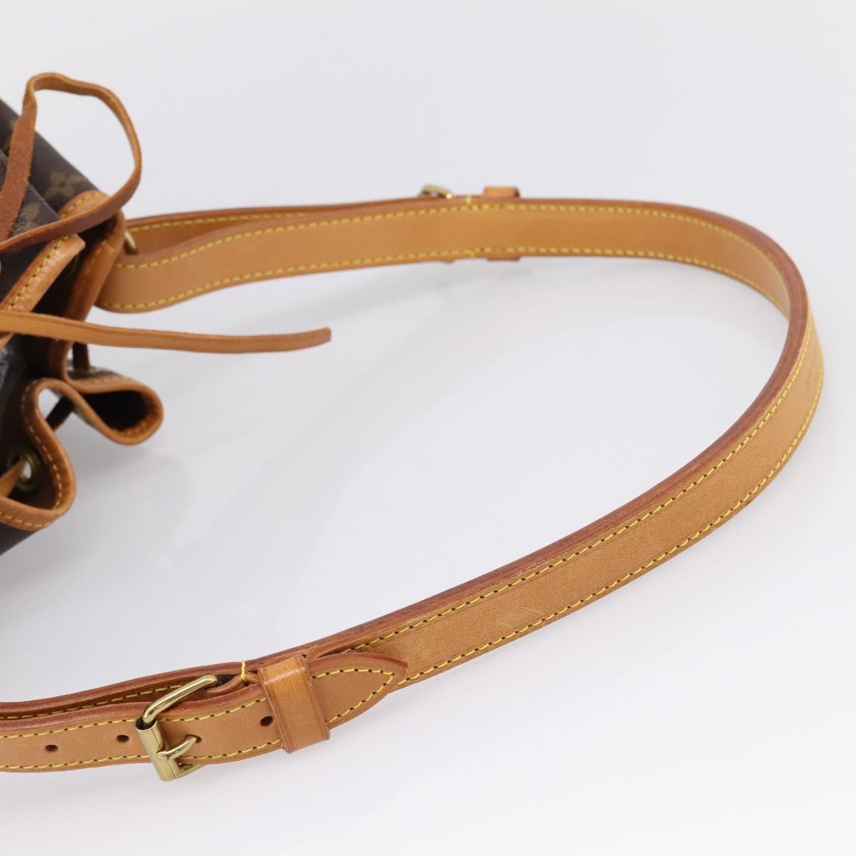 LOUIS VUITTON Monogram Petit Noe Shoulder Bag M42226 LV Auth 207563V