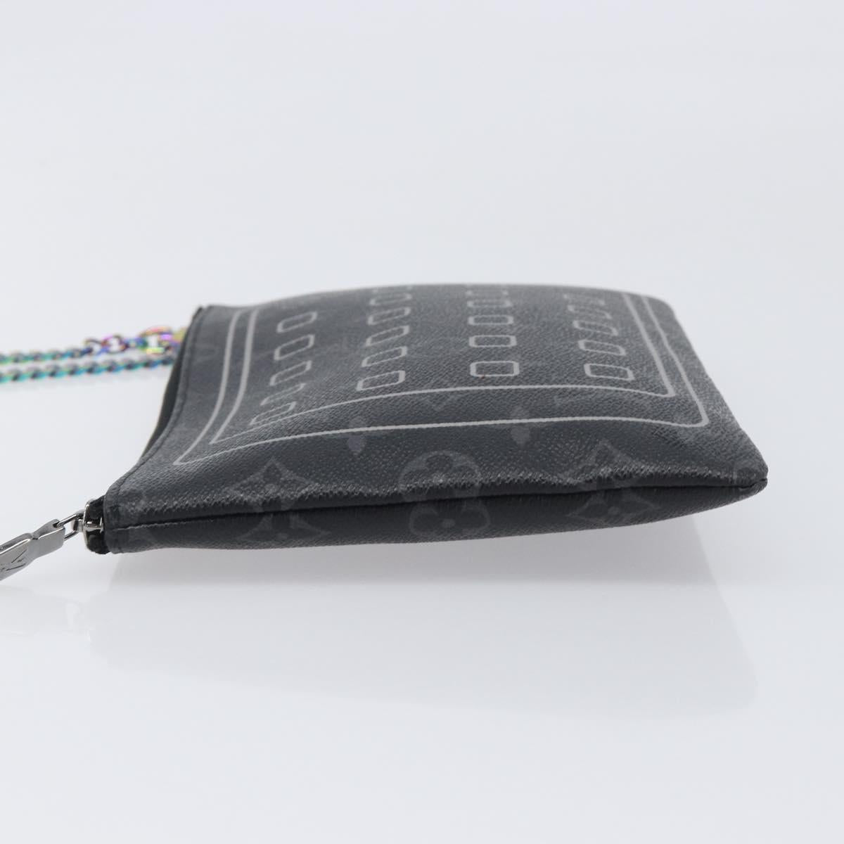 LOUIS VUITTON Monogram Eclipse Fragment iPhone Case M64449 LV Auth 207569V